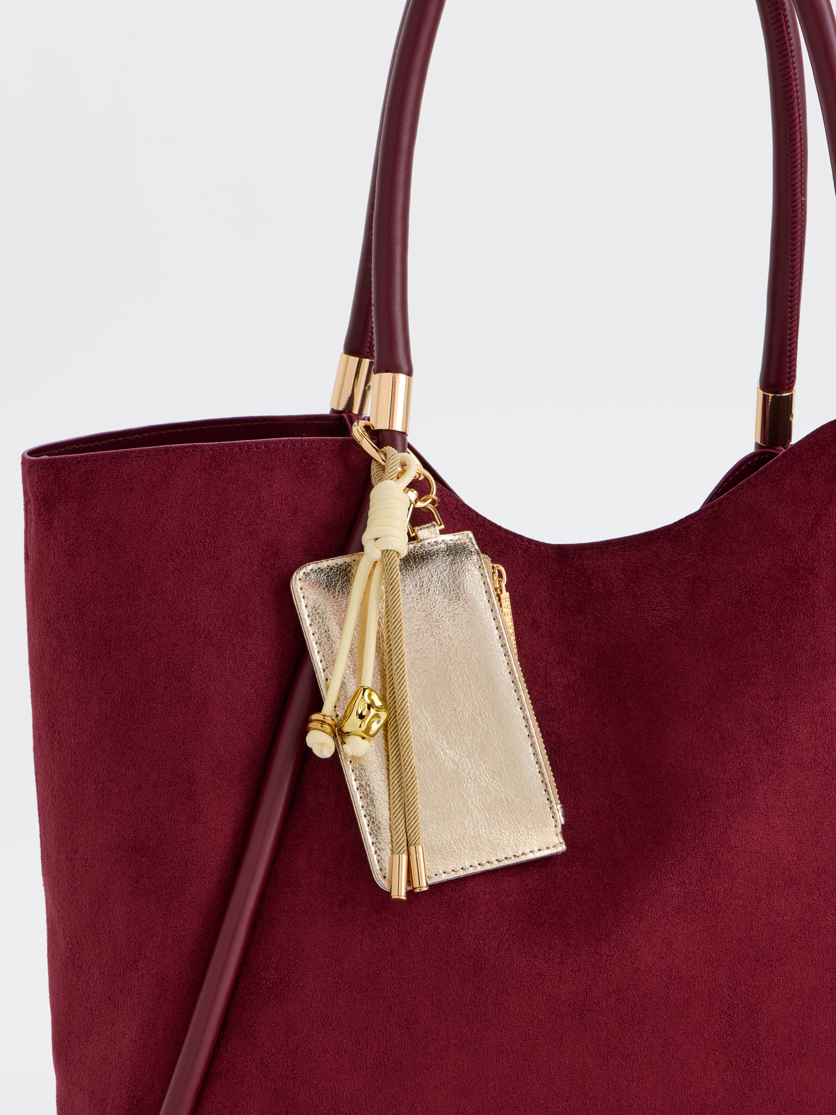 Shiraleah Zippy Card Case/Bag Charm GOLD / OS