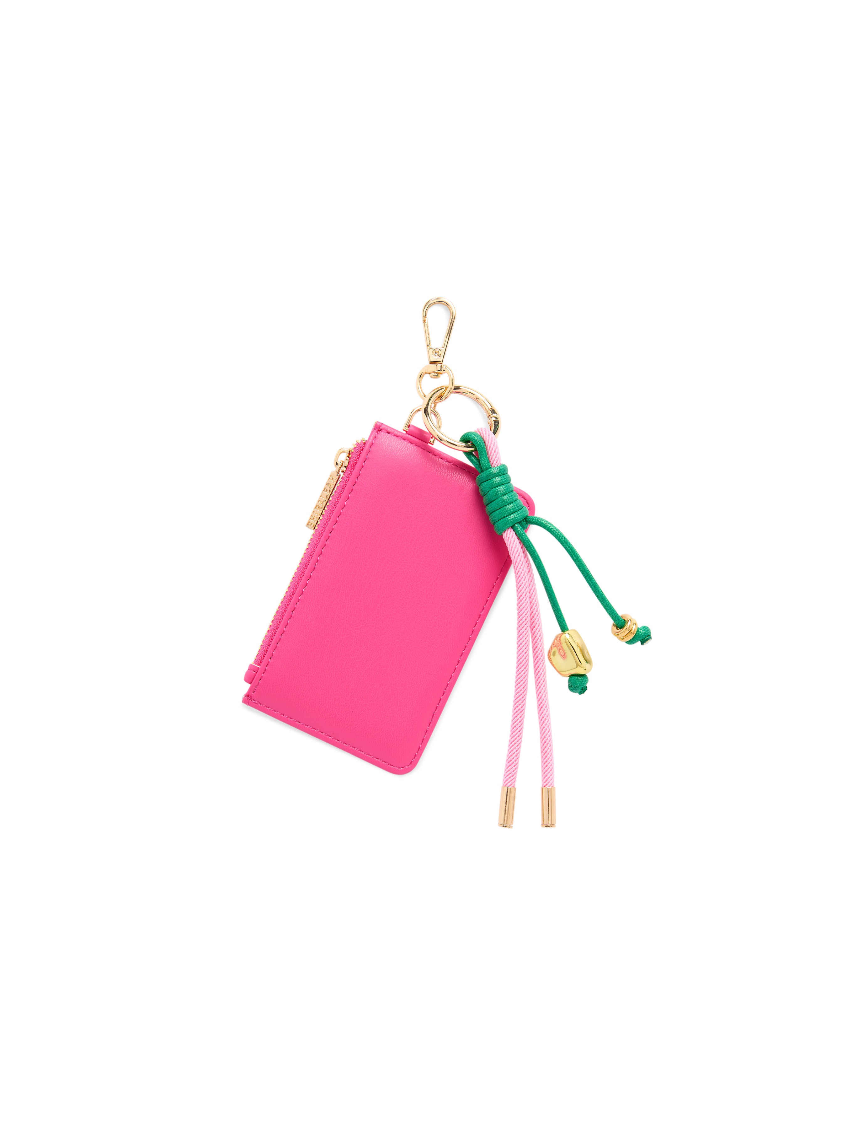 Shiraleah Zippy Card Case/Bag Charm PINK / OS