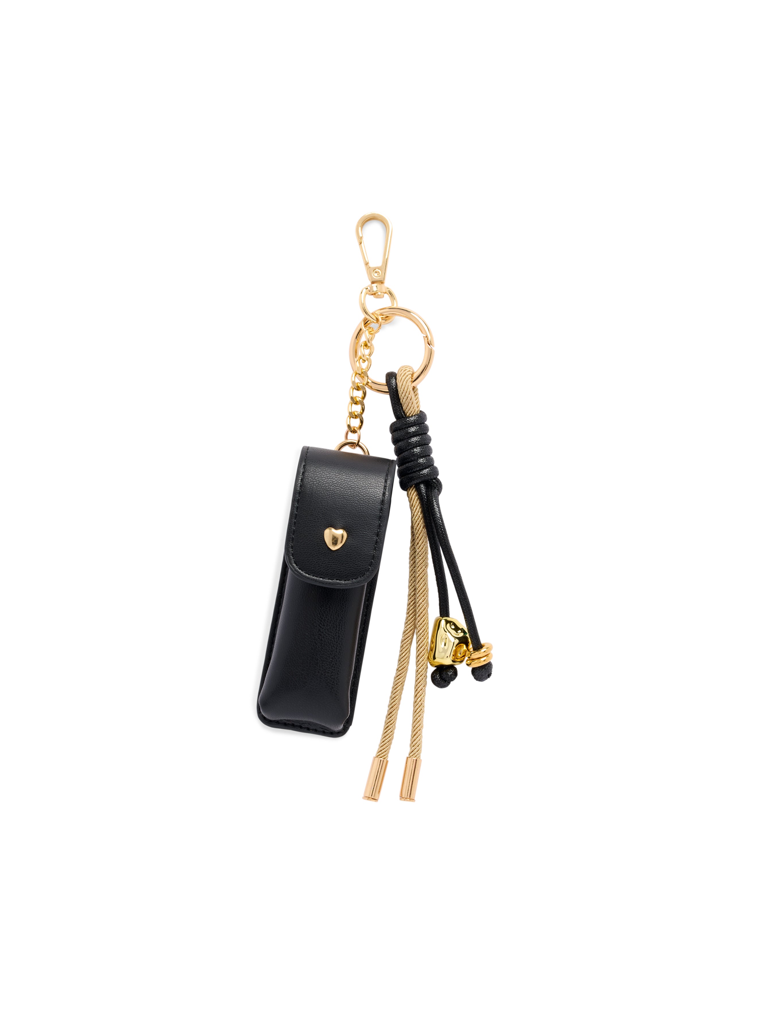 Shiraleah Lipstick Case Bag Charm/Key Ring BLACK / OS