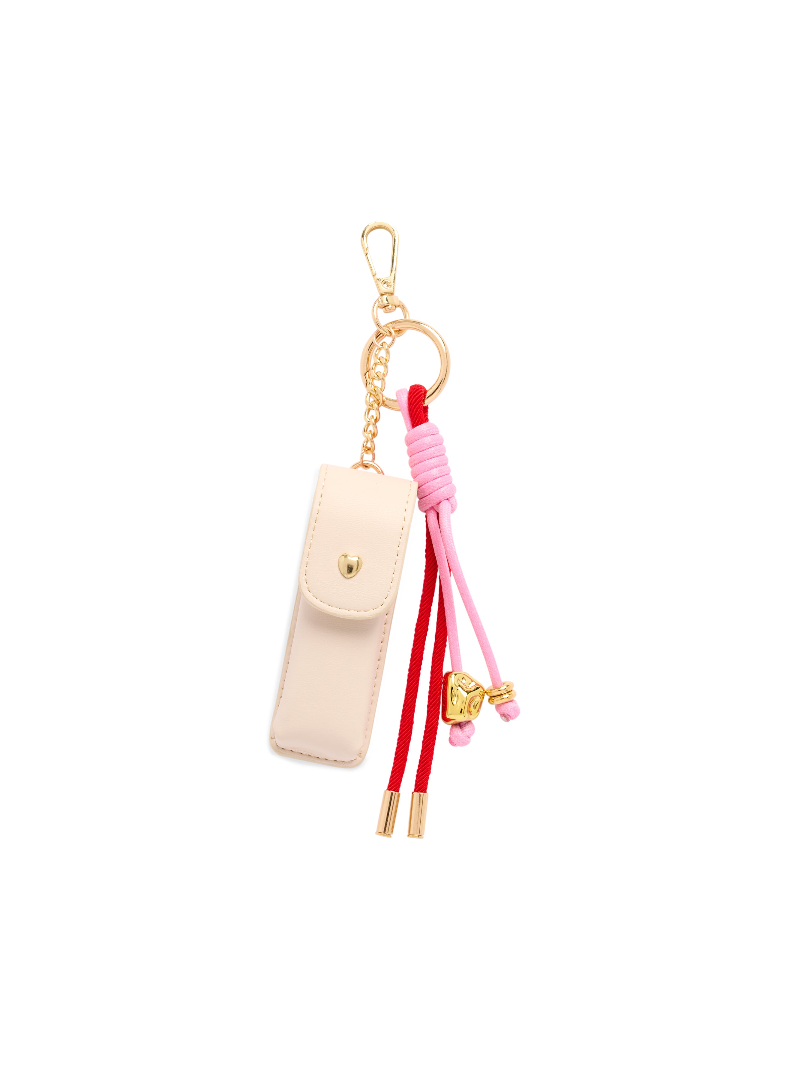 Shiraleah Lipstick Case Bag Charm/Key Ring IVORY / OS