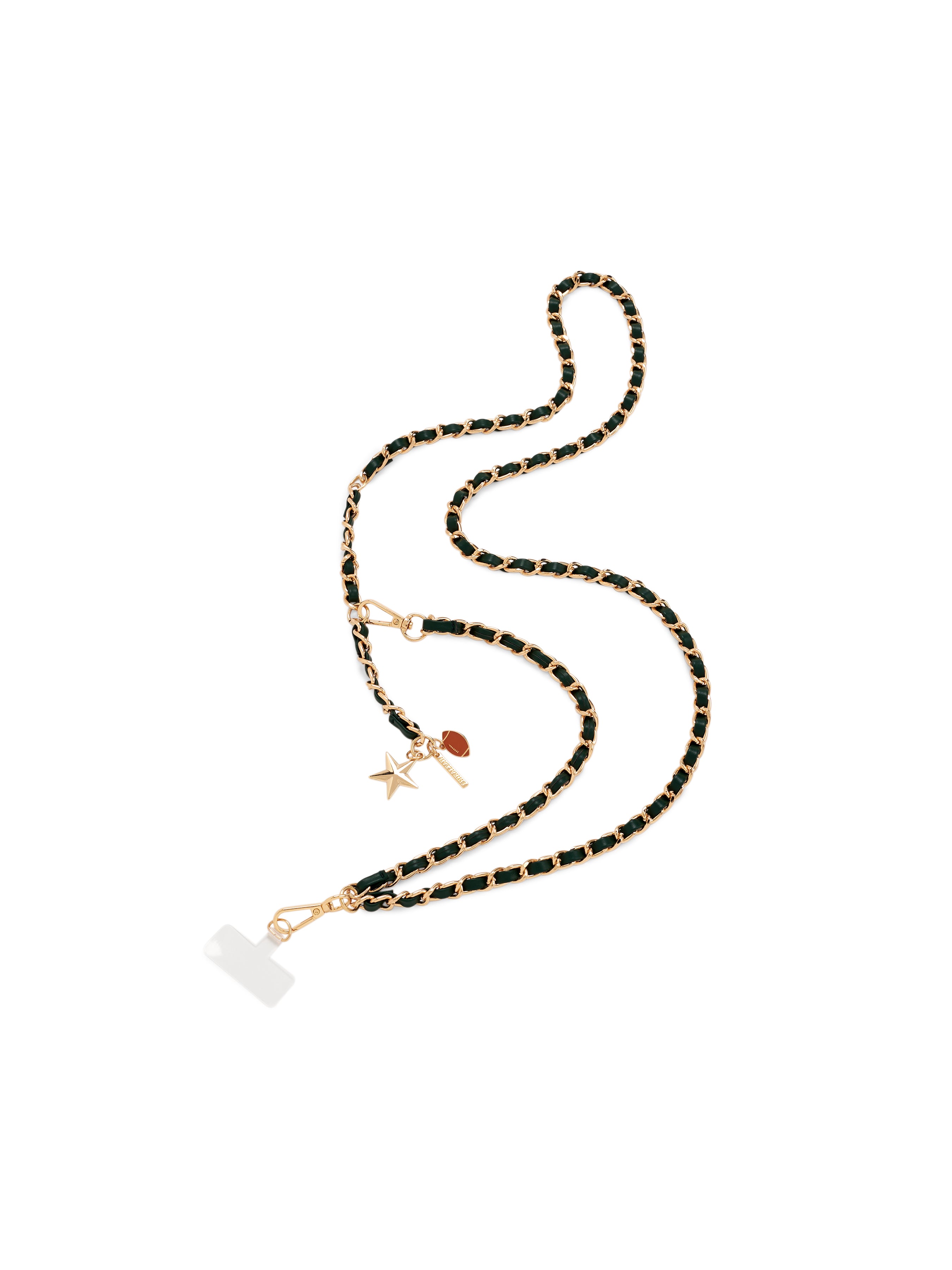 Shiraleah Taylor Cross-Body Phone Chain GREEN / OS