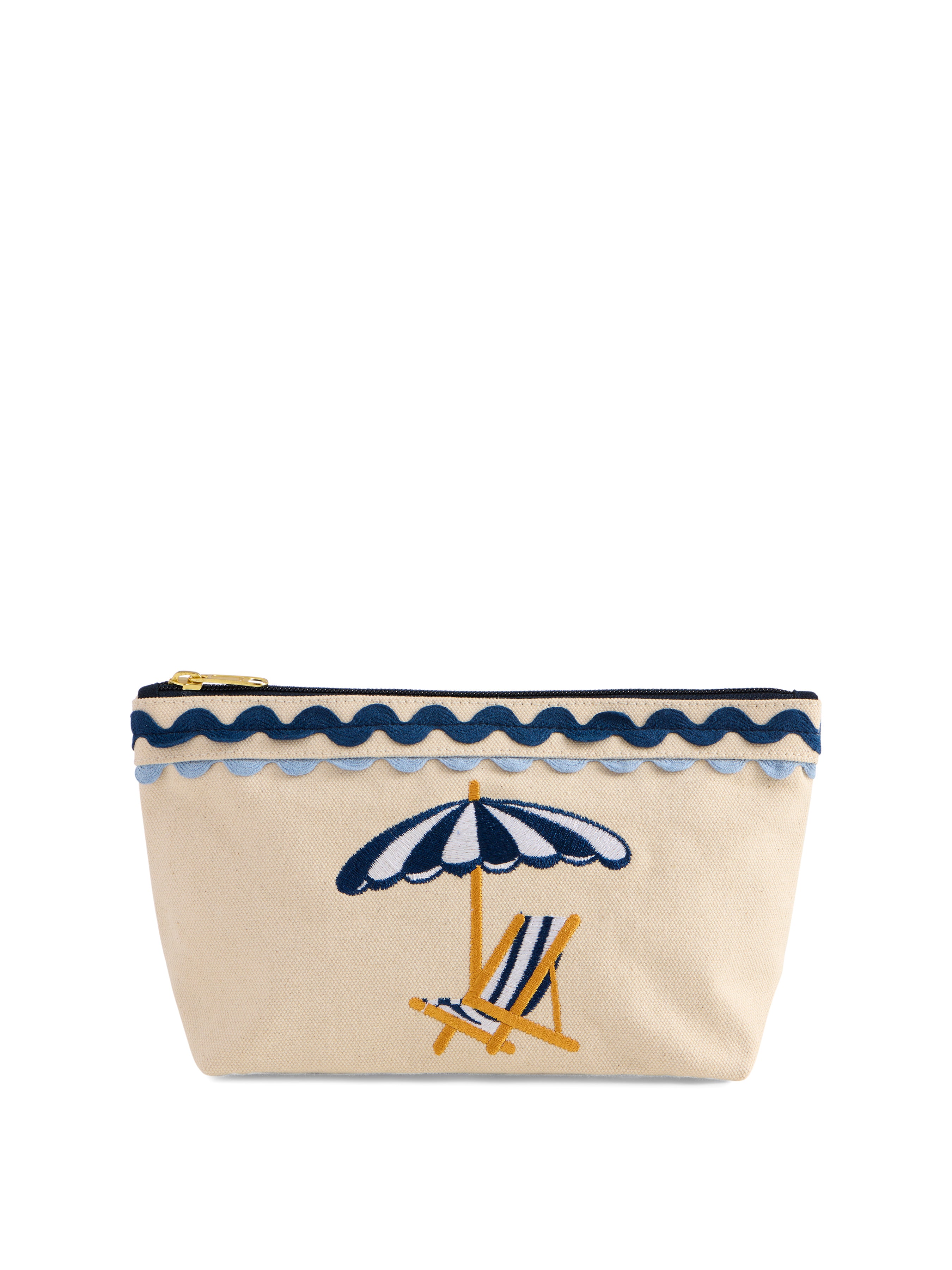 Shiraleah Poppy Zip Pouch BLUE