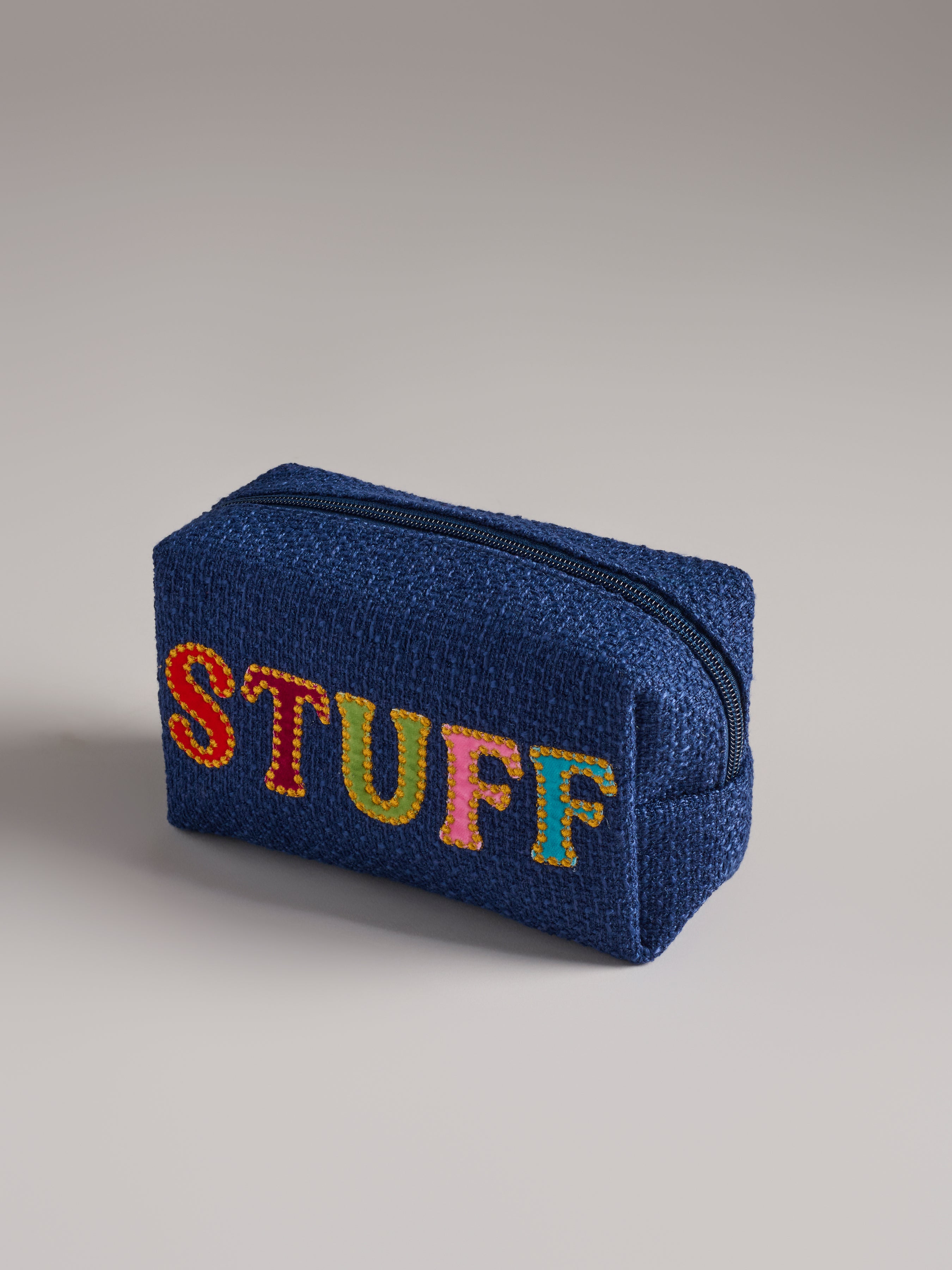 Shiraleah Mara "Stuff" Zip Pouch NAVY