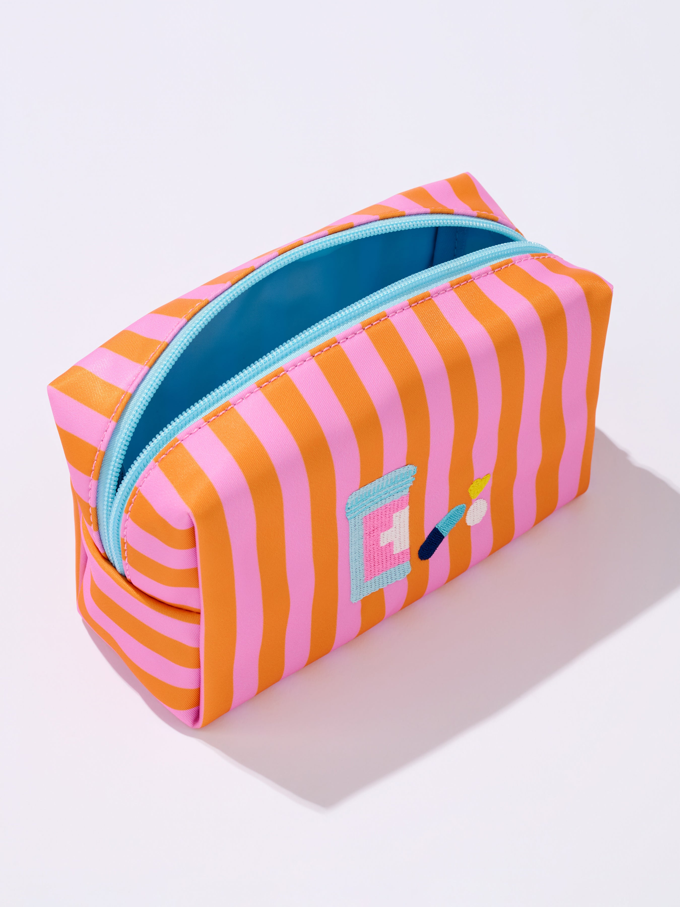 Shiraleah Pills Small Zip Pouch, Pink