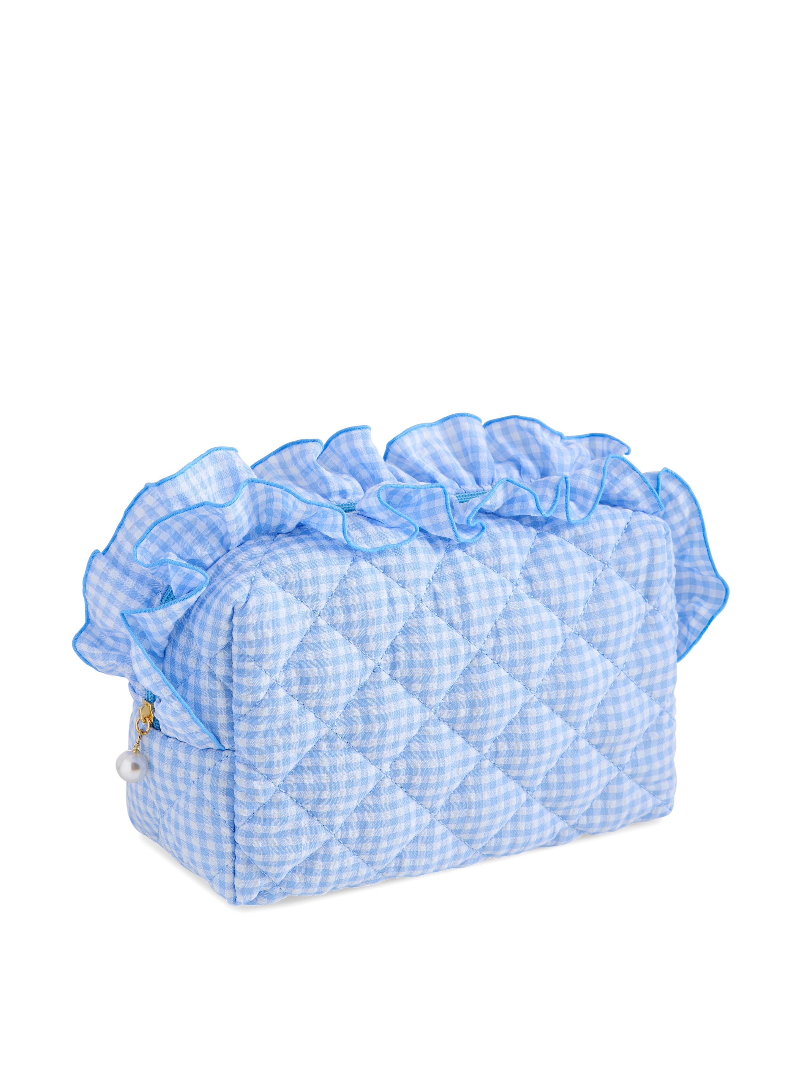 Shiraleah Fancy Large Zip Pouch SKY