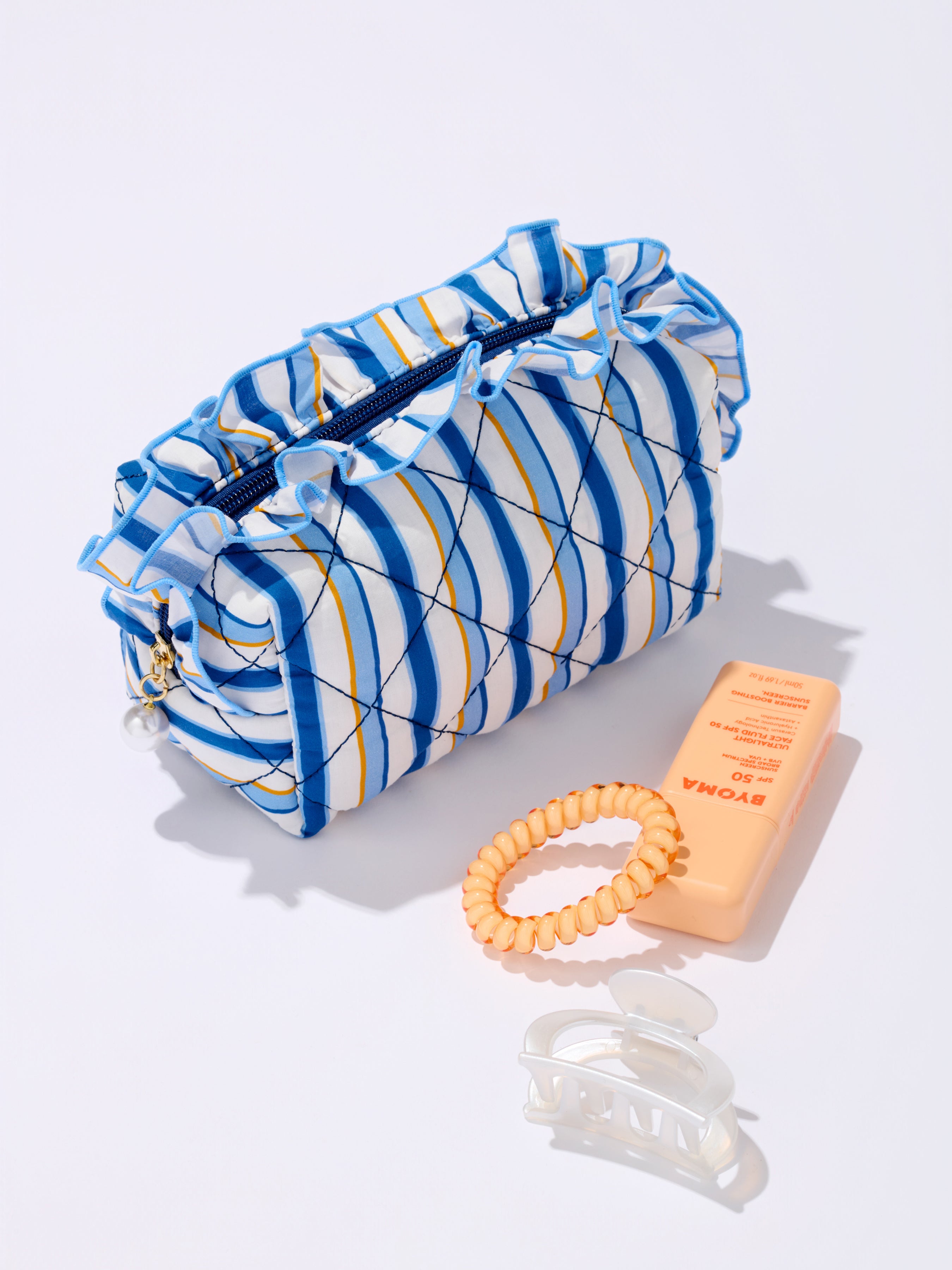 Shiraleah Fancy Small Zip Pouch NAVY