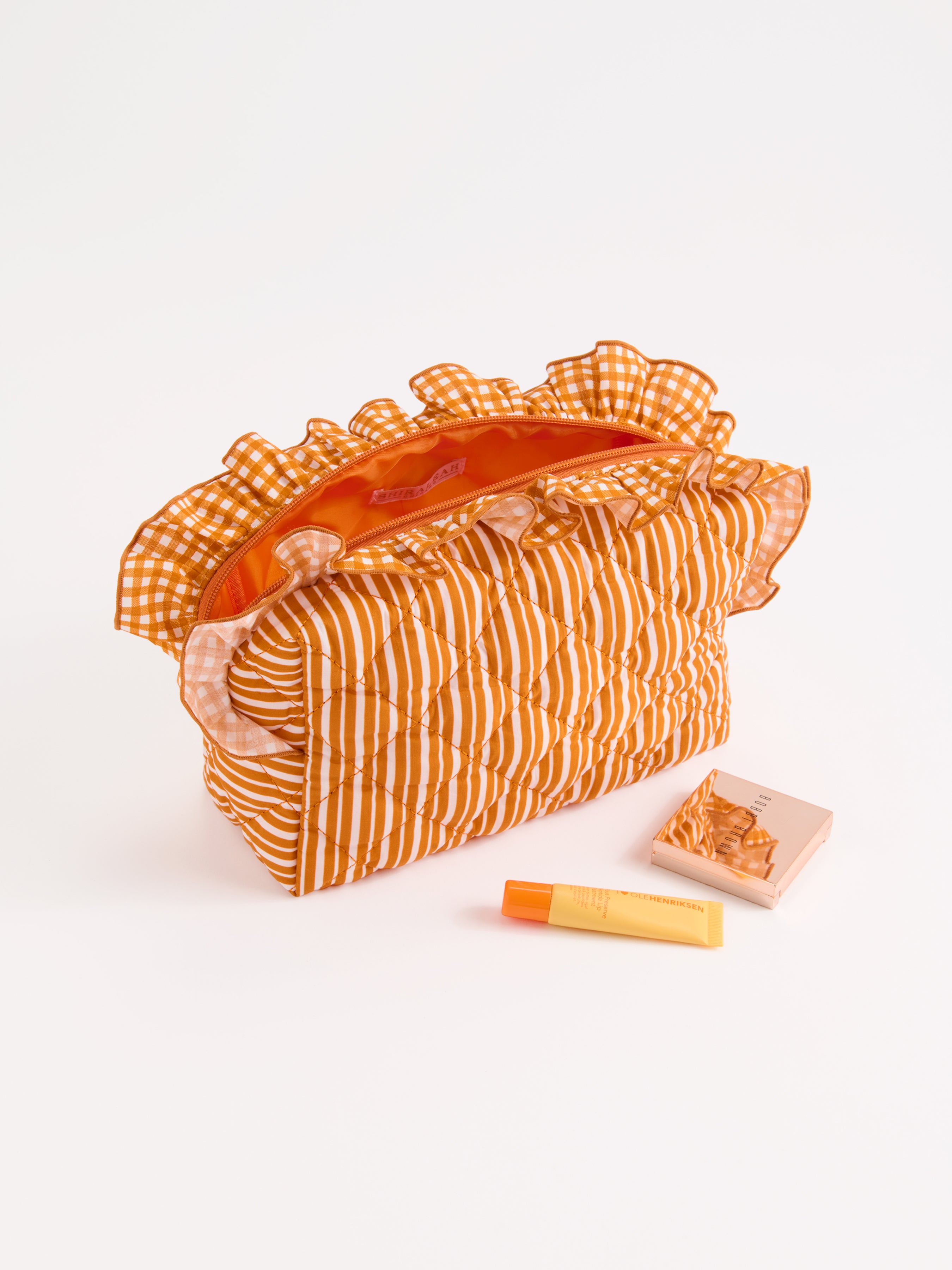 Shiraleah Lucy Large Zip Pouch BURNT ORANGE / OS