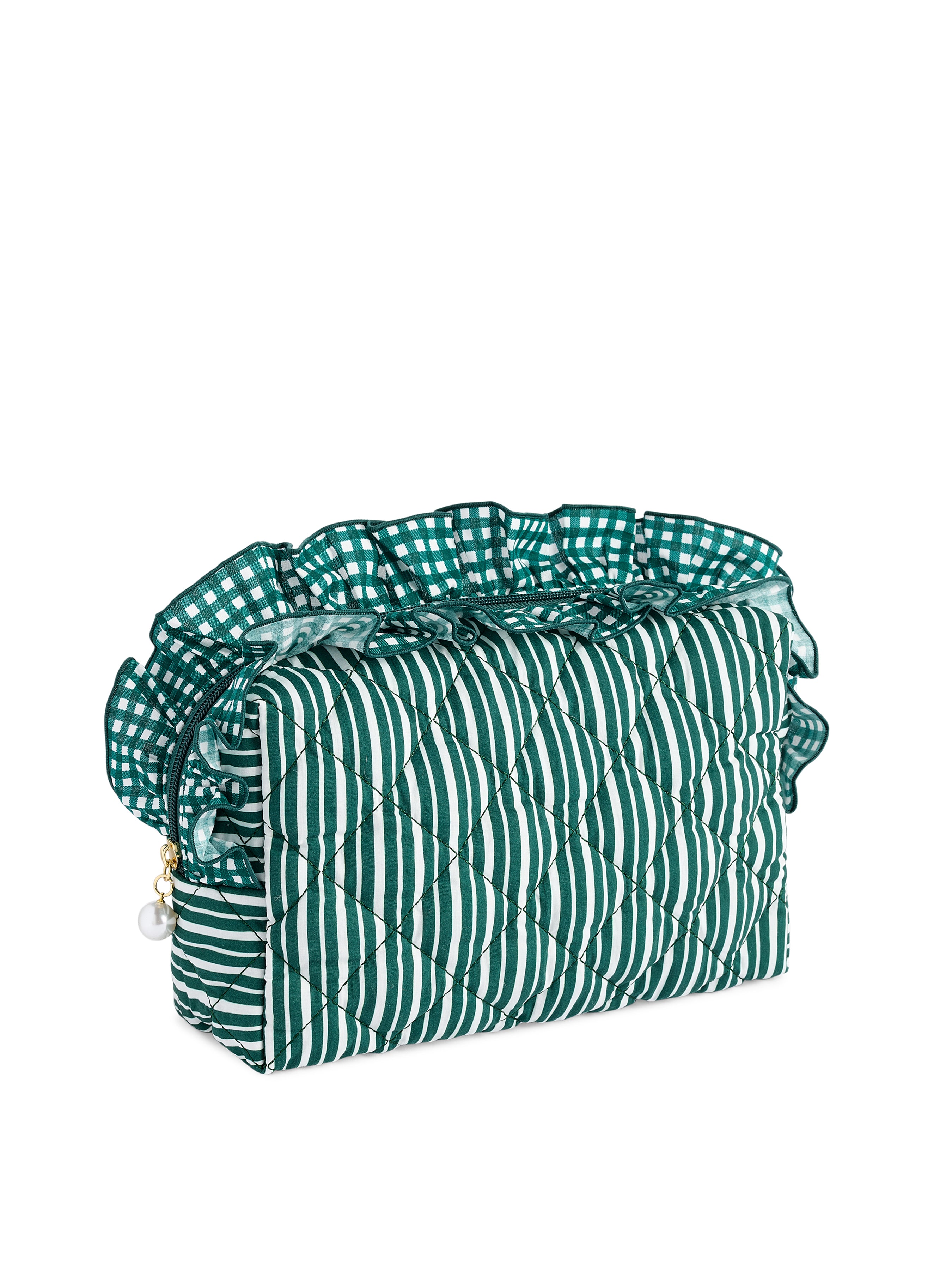 Shiraleah Lucy Large Zip Pouch GREEN / OS