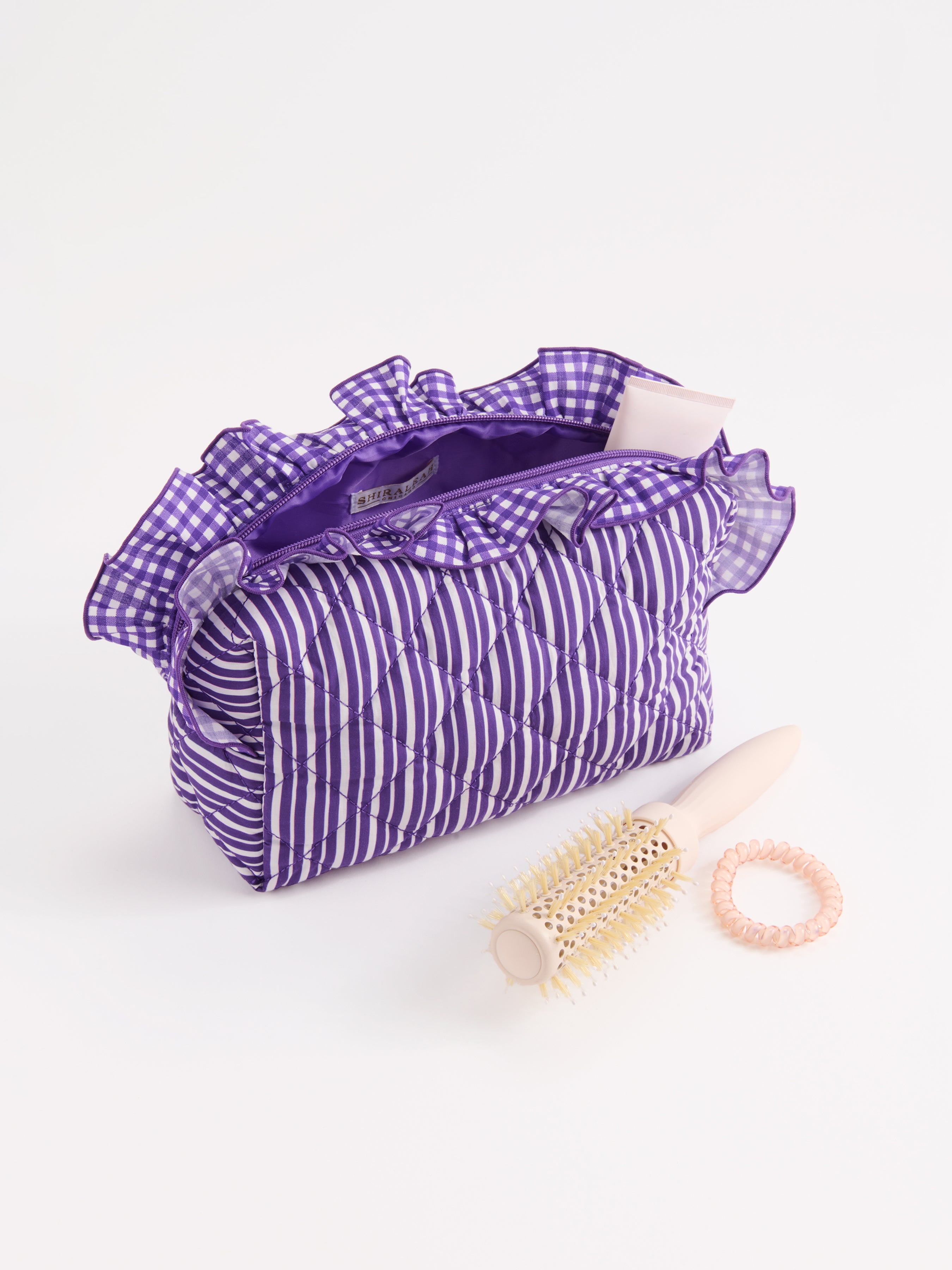 Shiraleah Lucy Large Zip Pouch PURPLE / OS