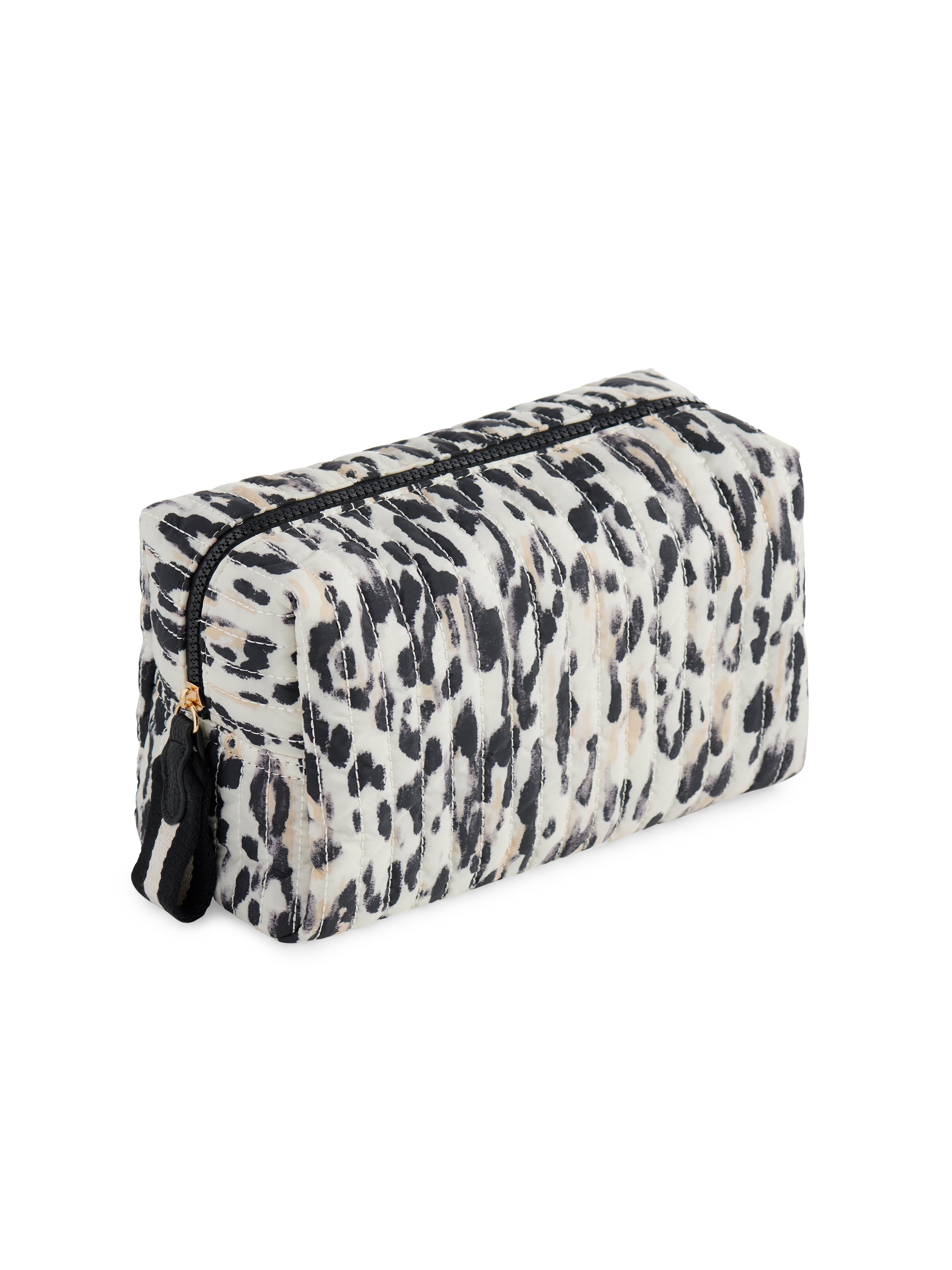Shiraleah Ezra Large Boxy Cosmetic Pouch LEOPARD