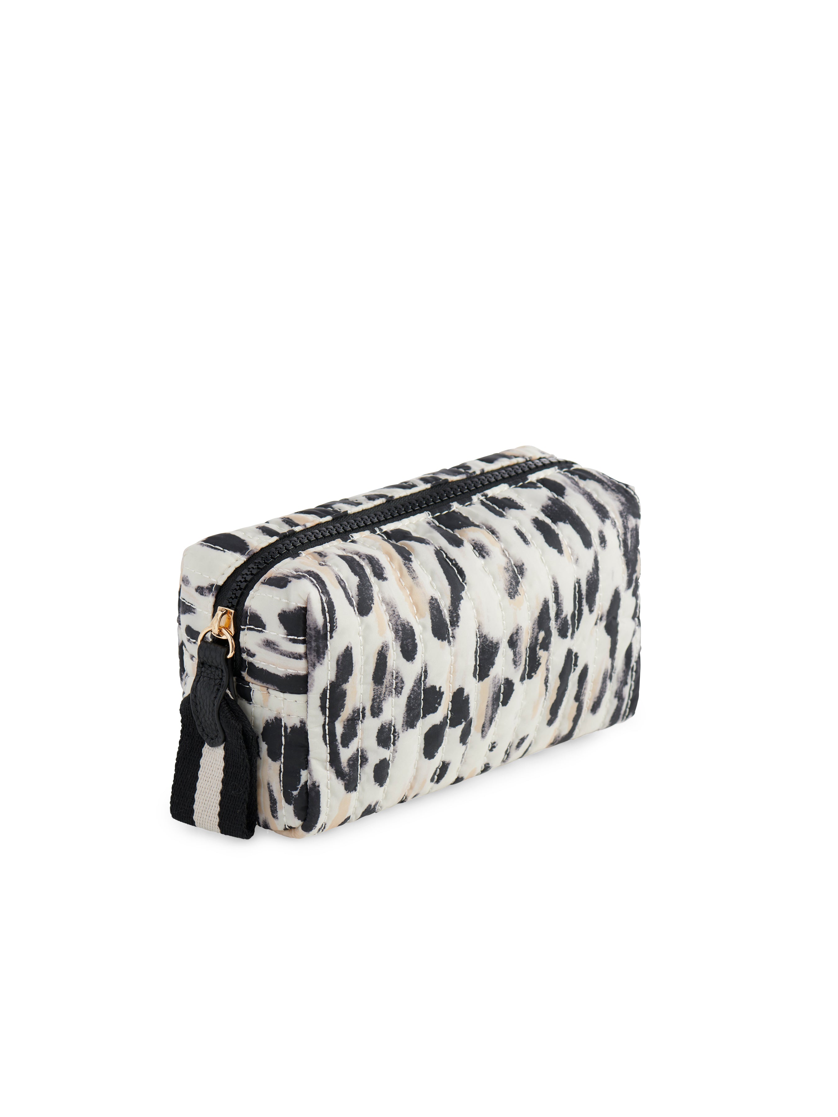 Shiraleah Ezra Small Boxy Cosmetic Pouch LEOPARD