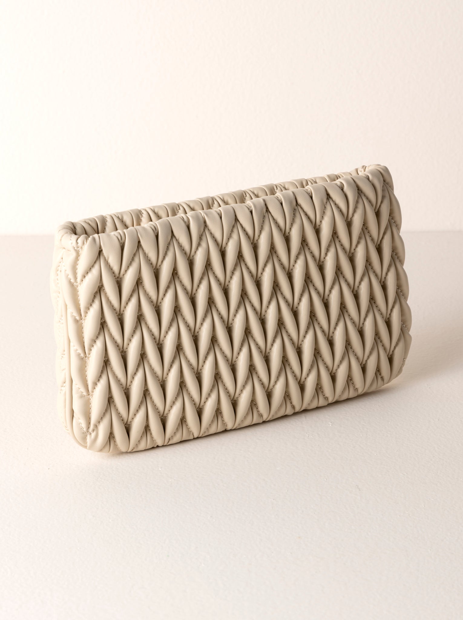 Shiraleah Jody Zip Pouch IVORY