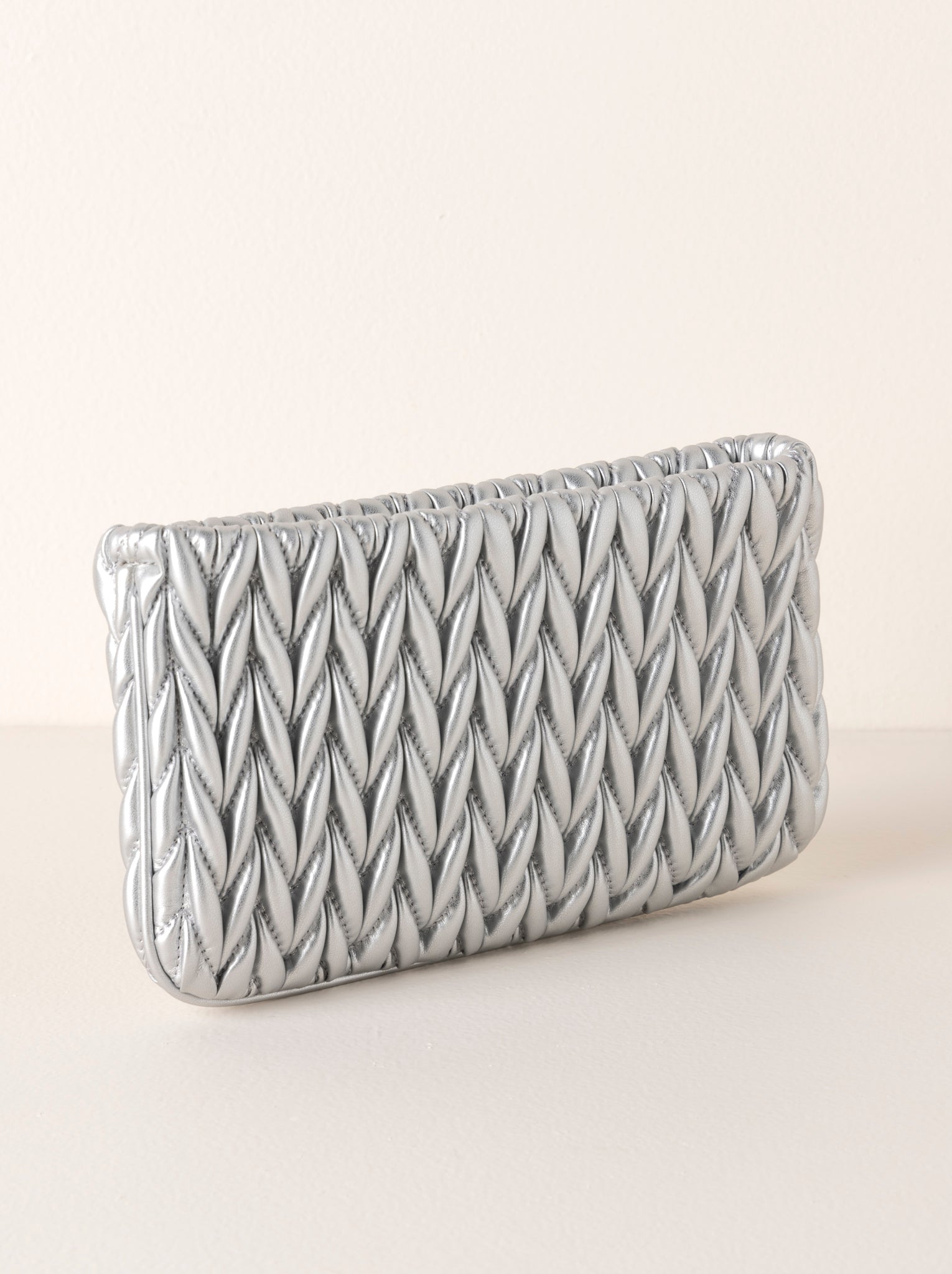 Shiraleah Jody Zip Pouch SILVER