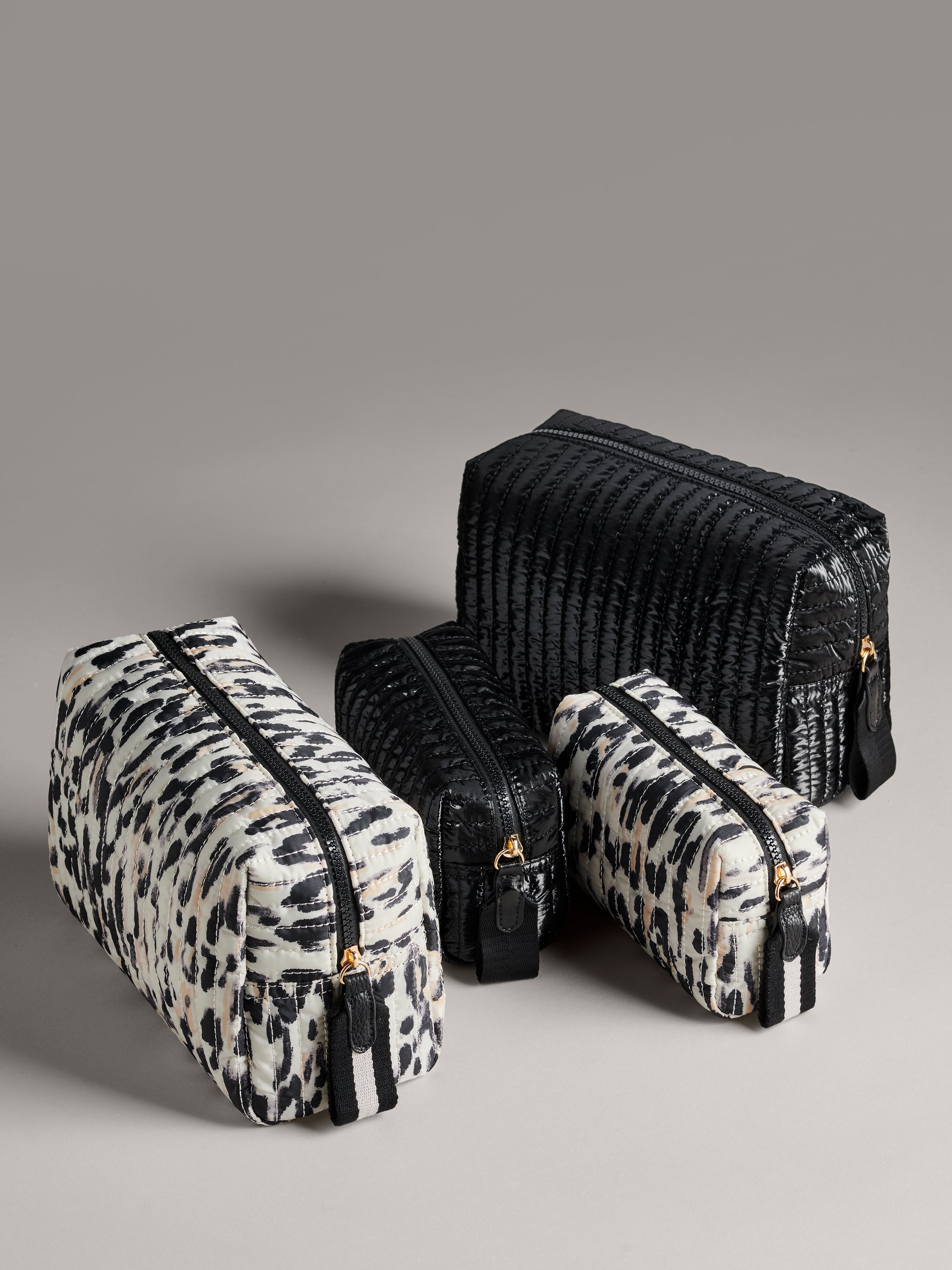 Shiraleah Logan Large Boxy Cosmetic Pouch ONYX