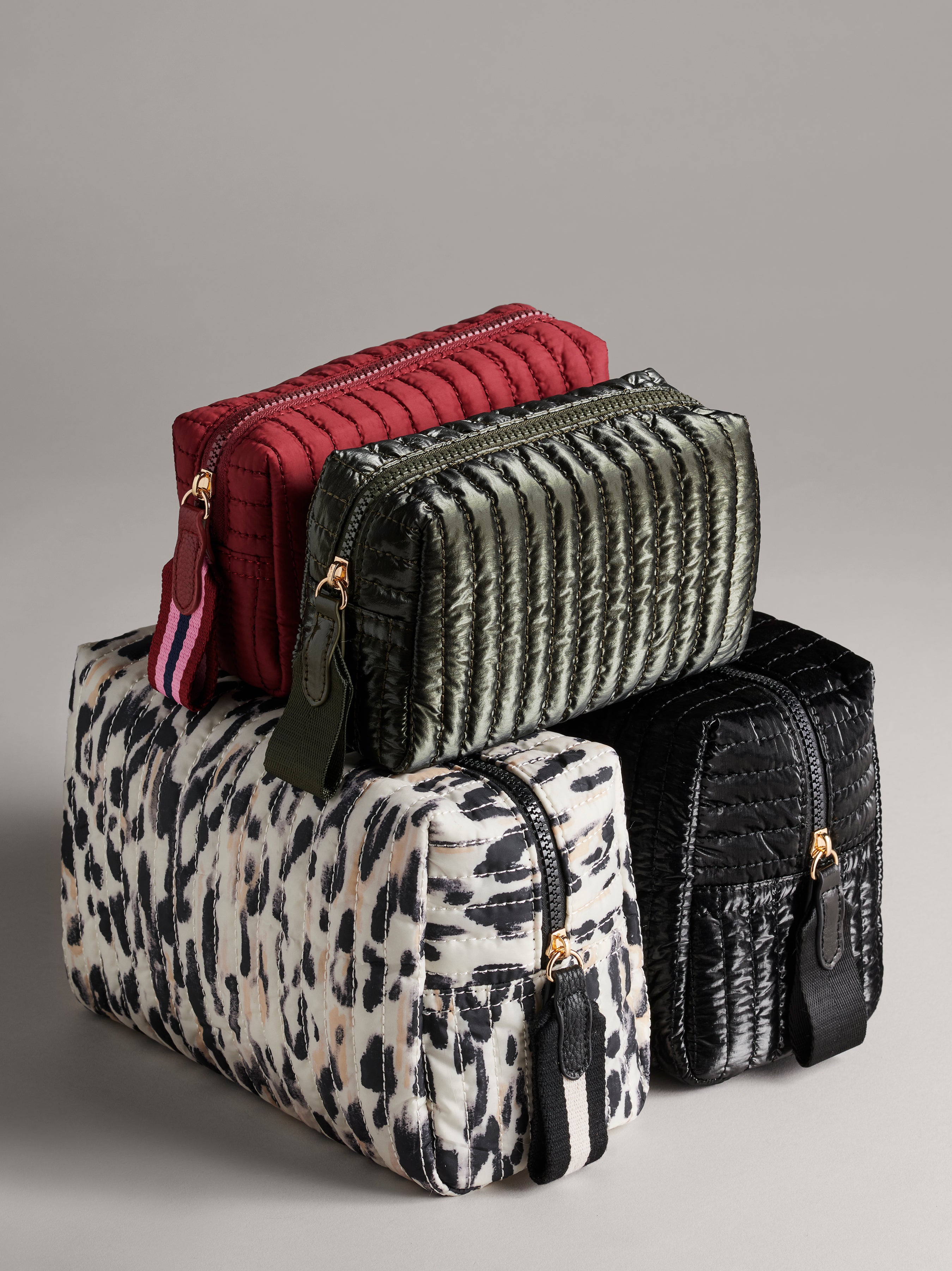 Shiraleah Logan Large Boxy Cosmetic Pouch ONYX