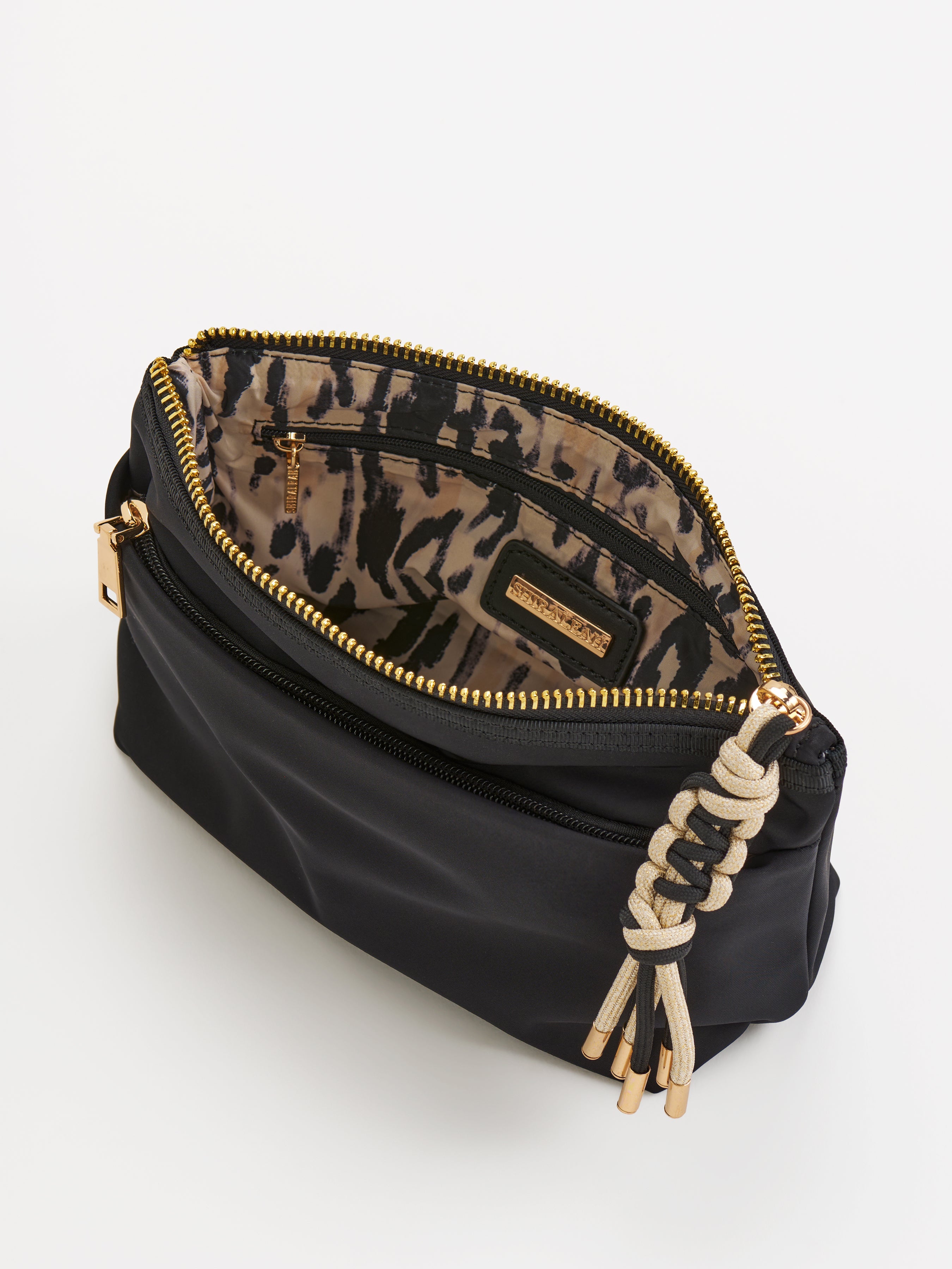 Shiraleah Jet Zip Pouch BLACK