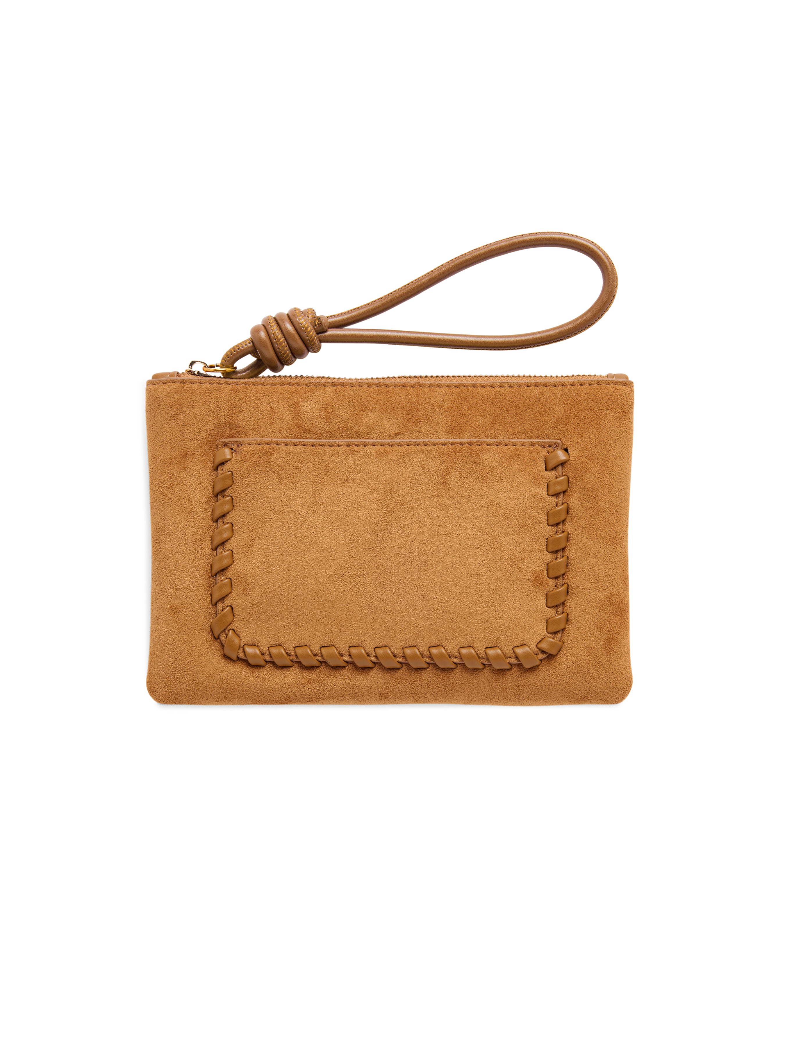 Shiraleah Paige Wristlet/Zip Pouch SADDLE / OS