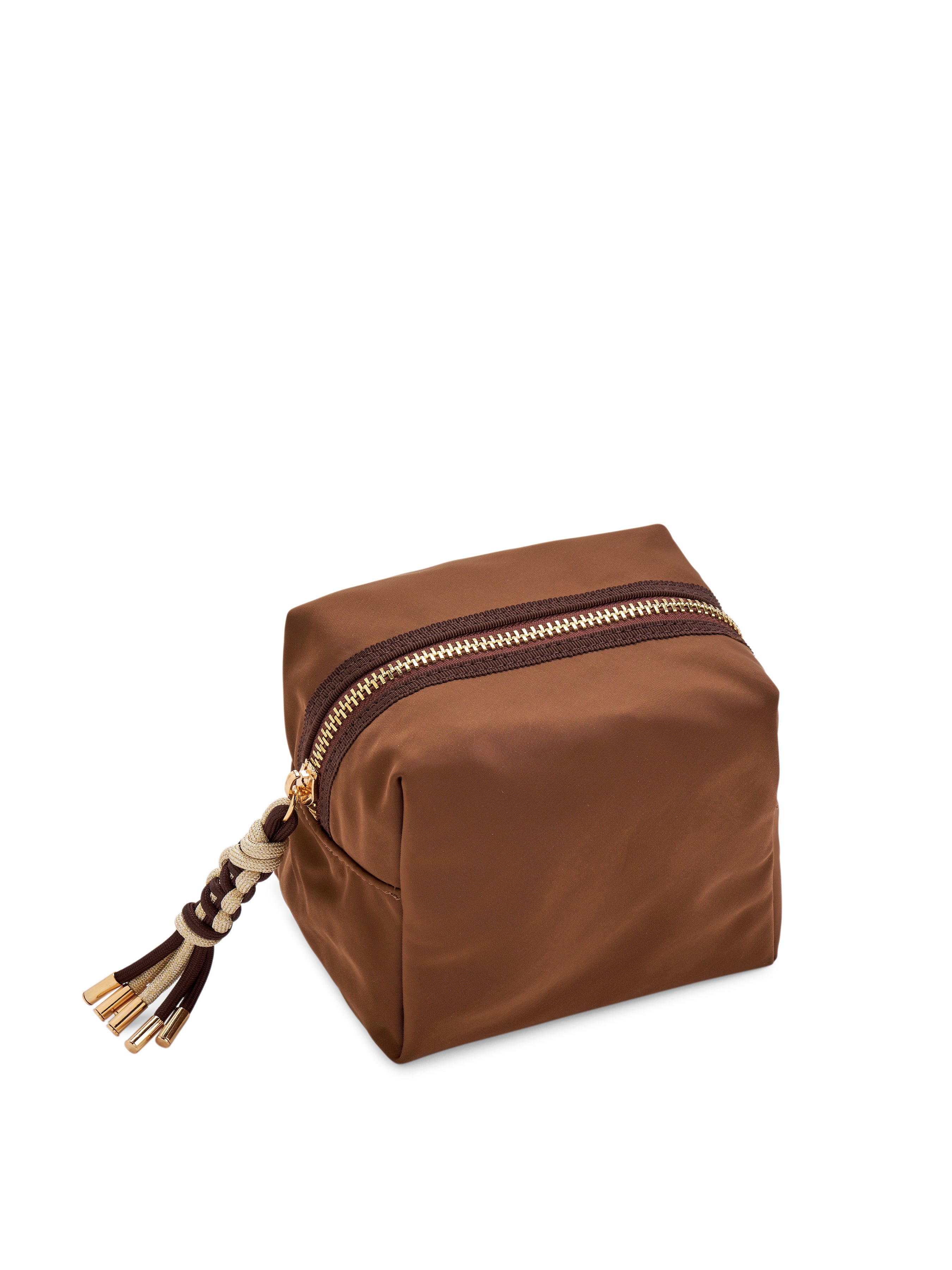 Shiraleah Jet Small Boxy Zip Pouch MOCHA / OS