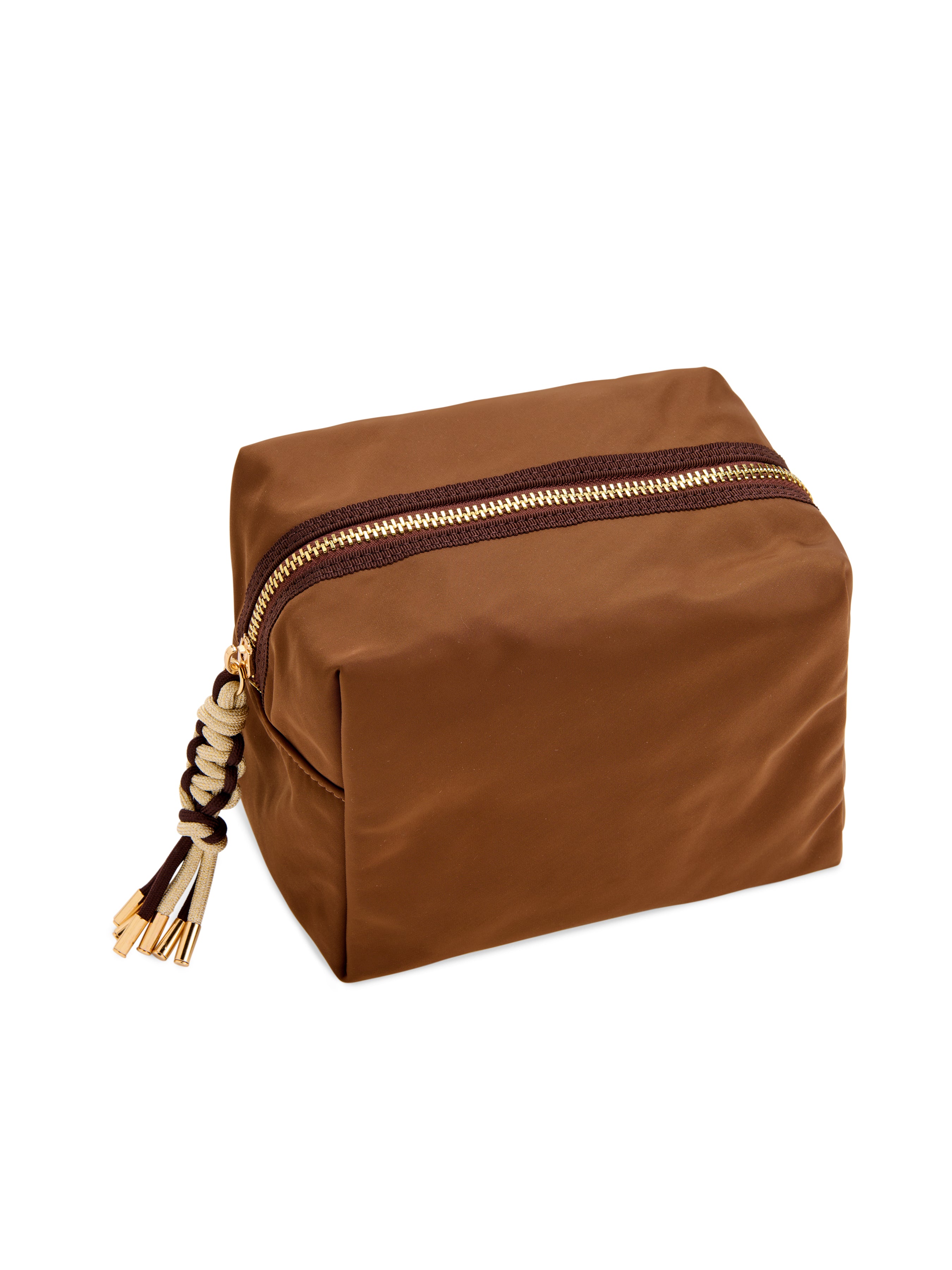 Shiraleah Jet Large Boxy Zip Pouch MOCHA / OS