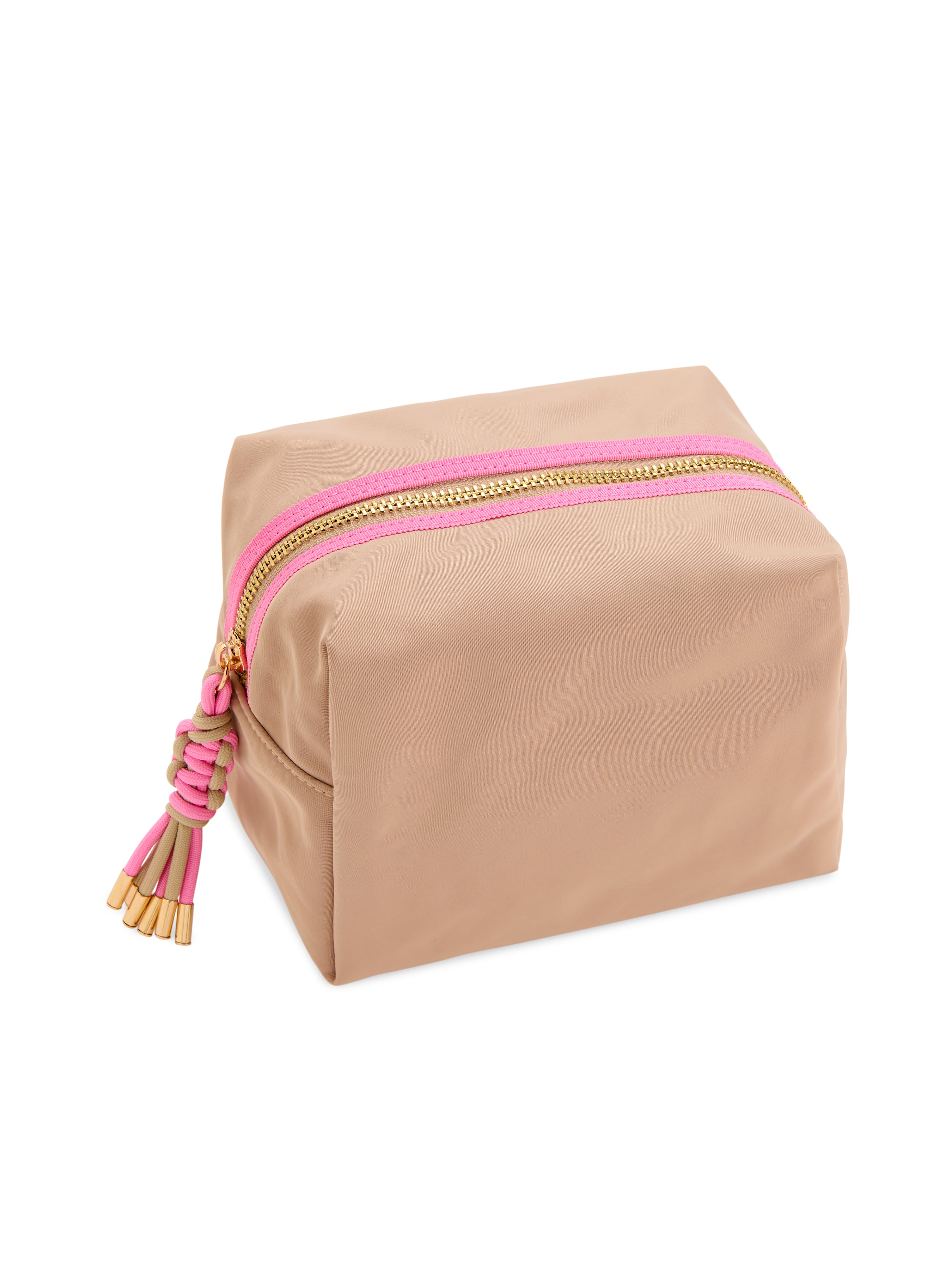 Shiraleah Jet Large Boxy Zip Pouch TAN / OS
