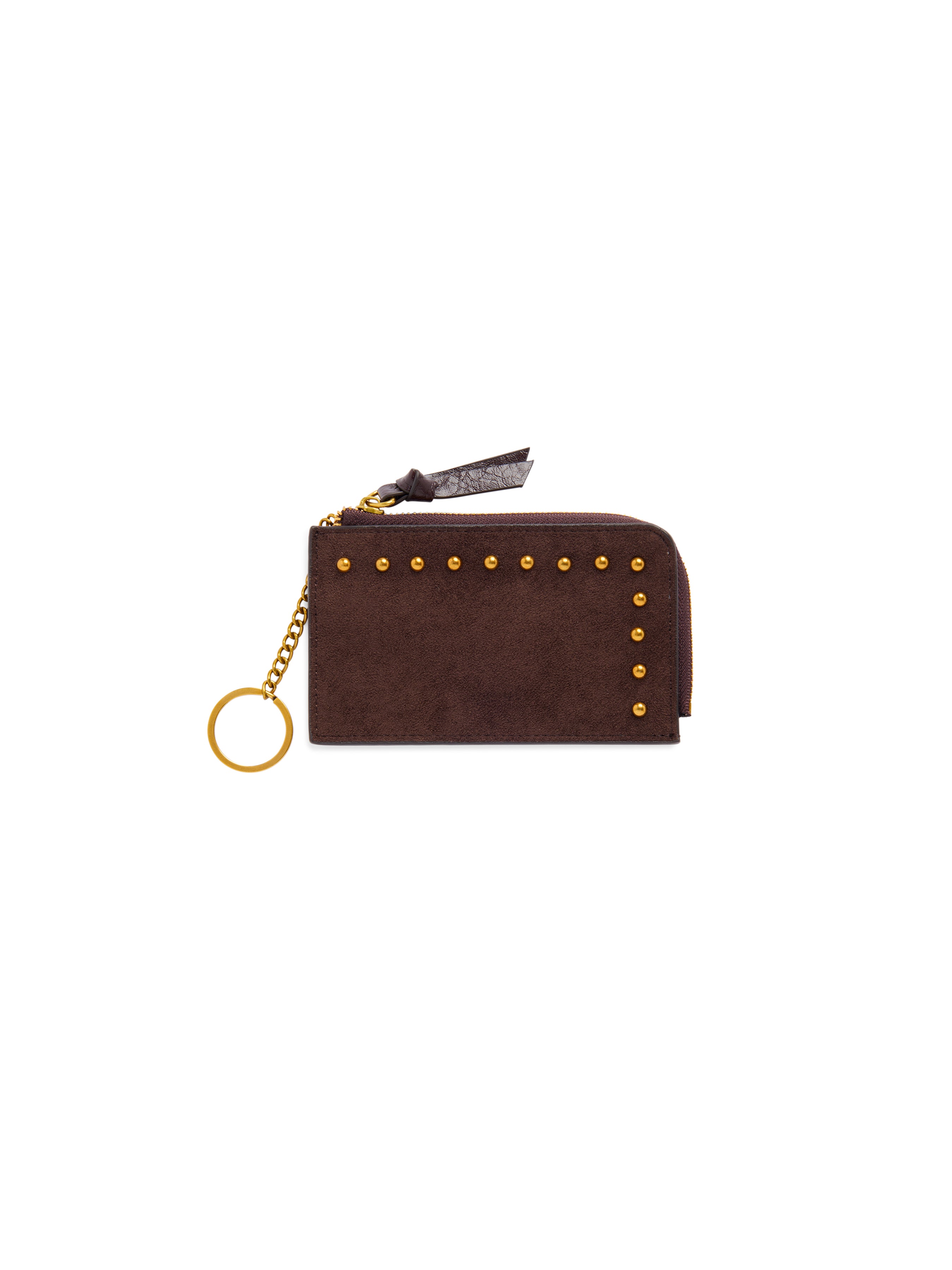 Shiraleah Lennon Card Case/Key Ring CHOCOLATE / OS