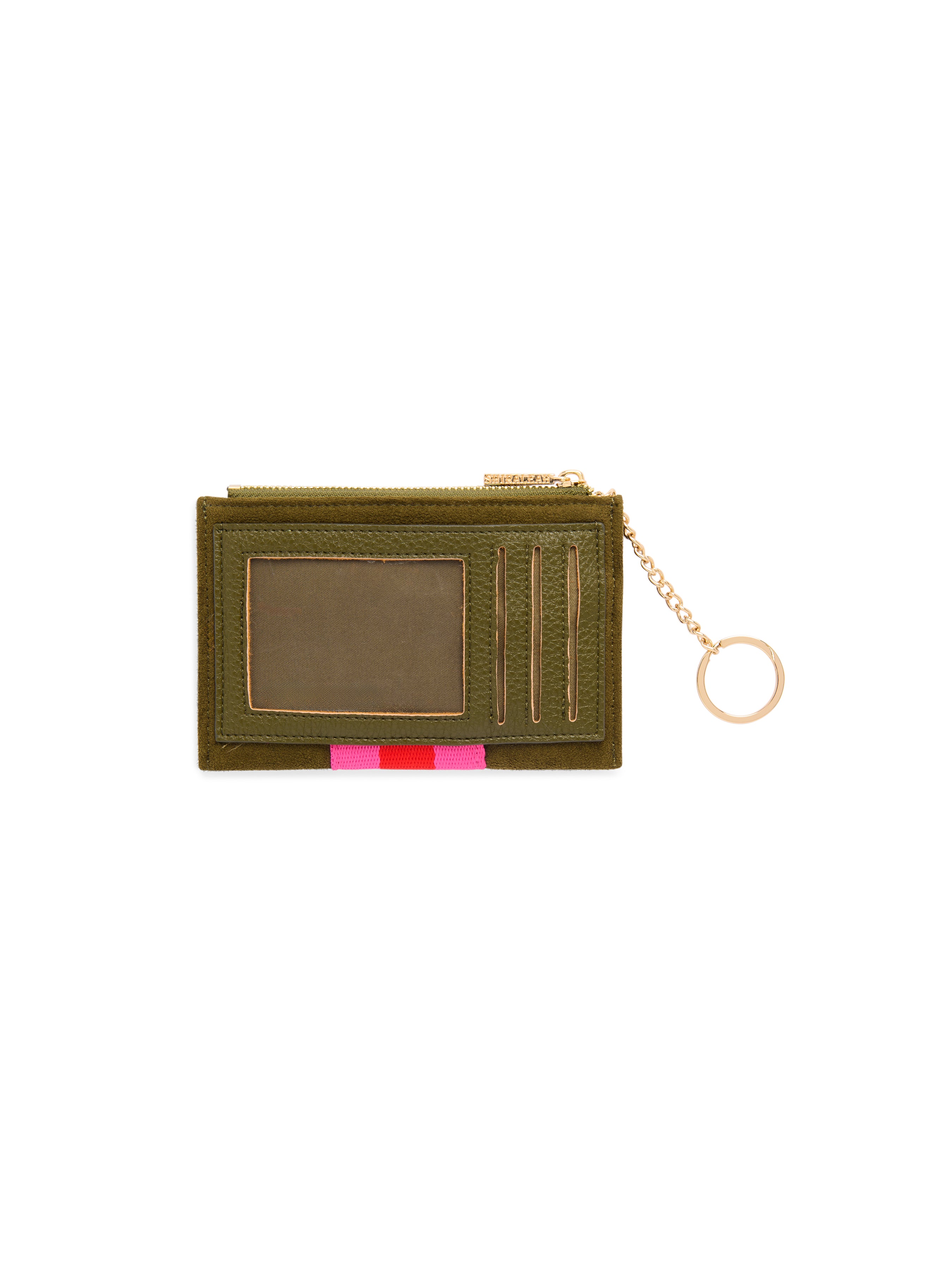 Shiraleah Milano Card Case/Key Ring OLIVE / OS
