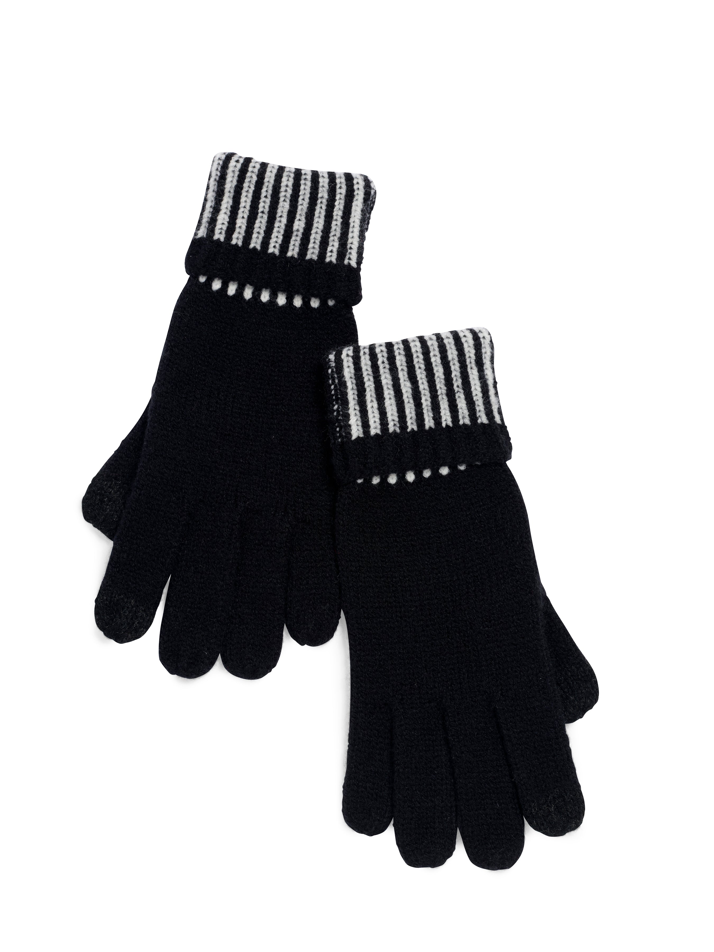 Shiraleah Ziggy Touchscreen Gloves BLACK