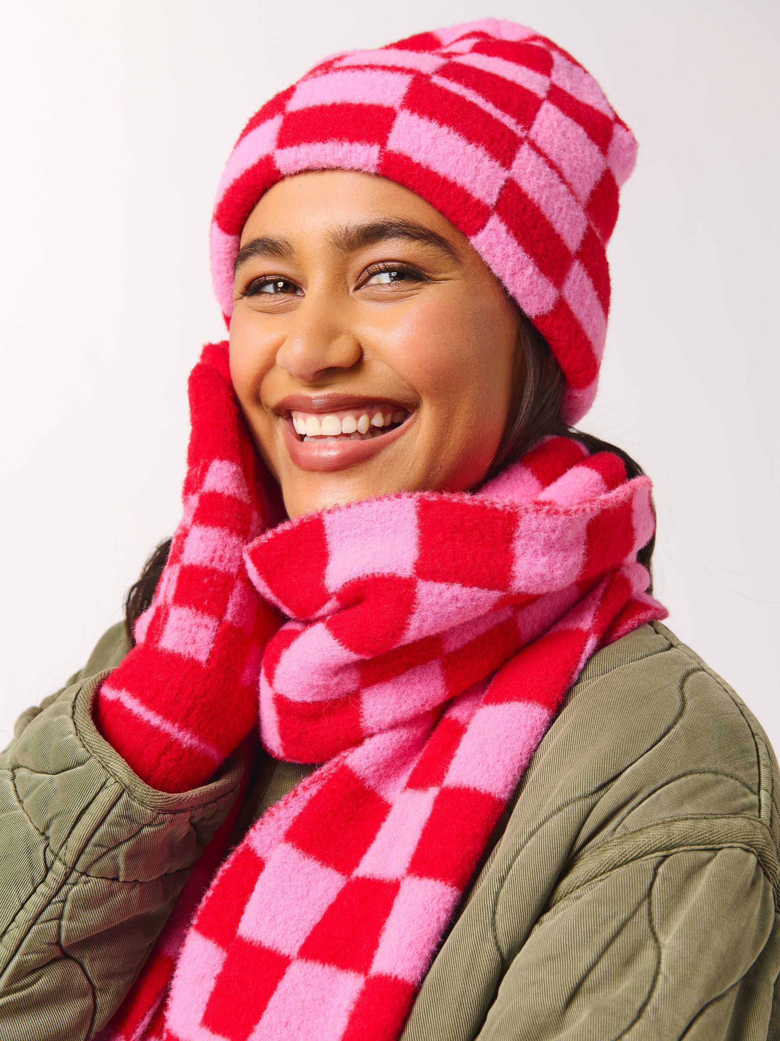 Shiraleah Tanner Touchscreen Gloves PINK