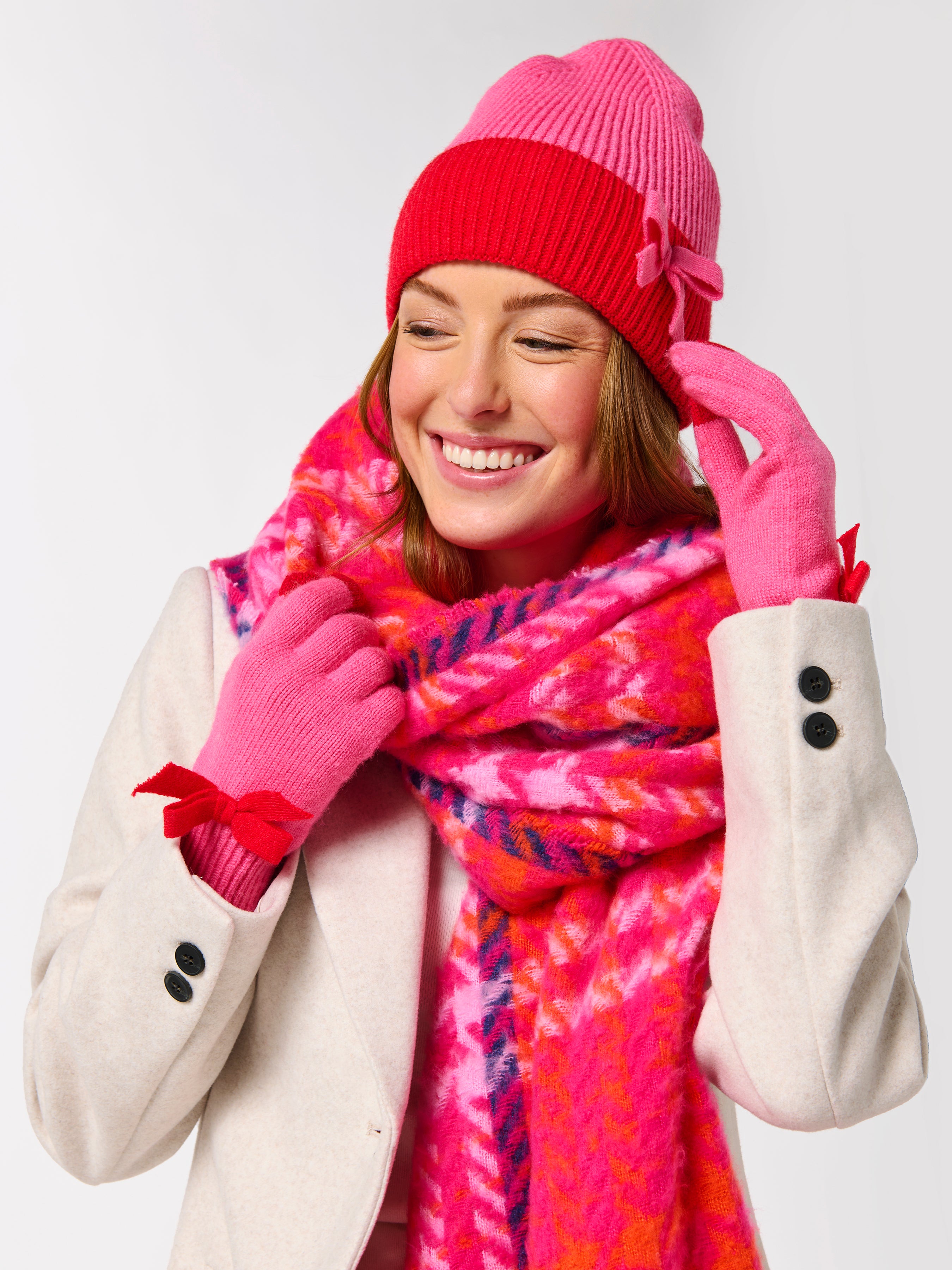 Shiraleah Mia Touchscreen Gloves PINK