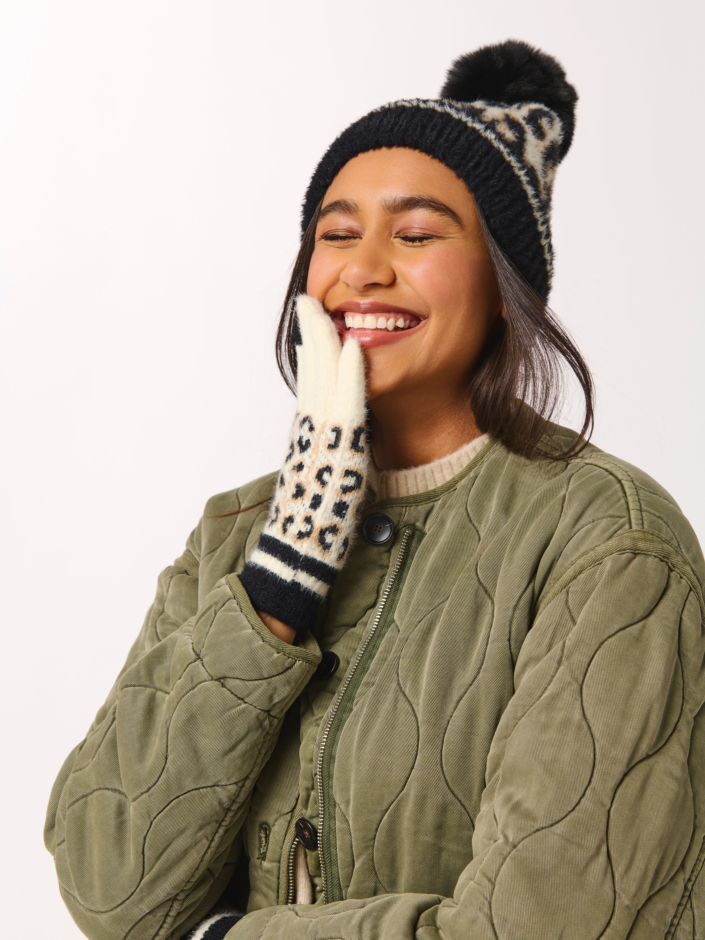 Shiraleah Lee Touchscreen Gloves, Multi