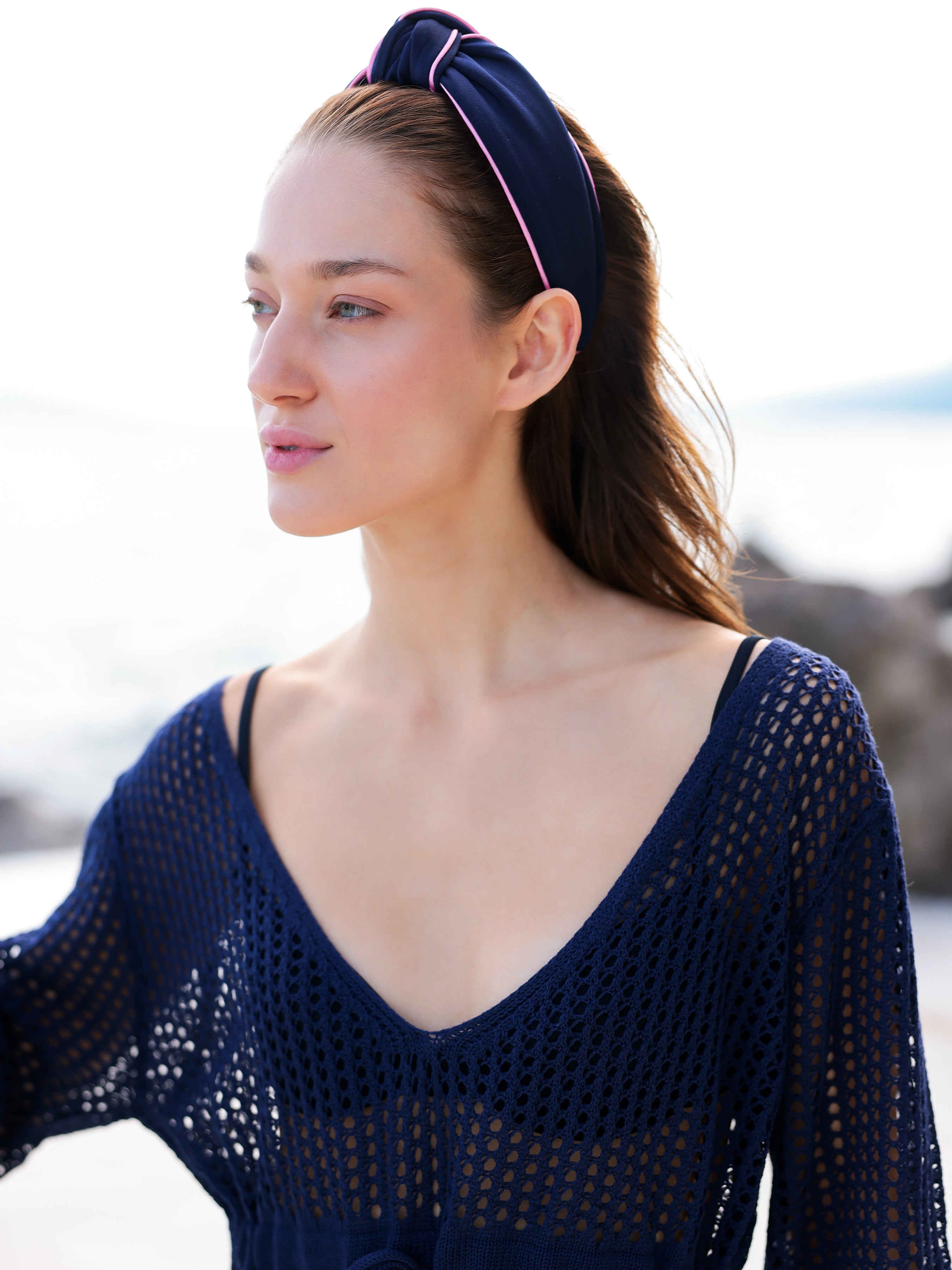 Shiraleah Assorted Set of 4 Marina Cover-Ups, Navy