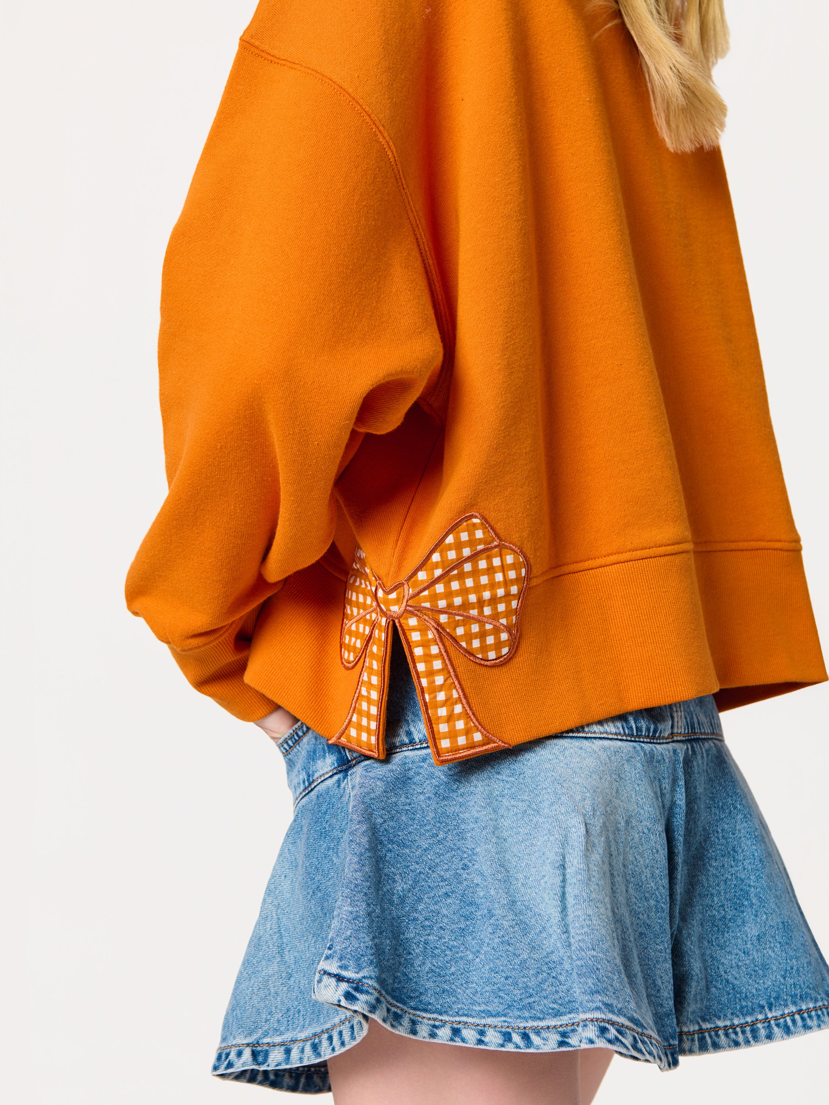 Shiraleah "Game Day" Relaxed Sweatshirt, Burnt Orange BURNT ORANGE / EXTRA SMALL