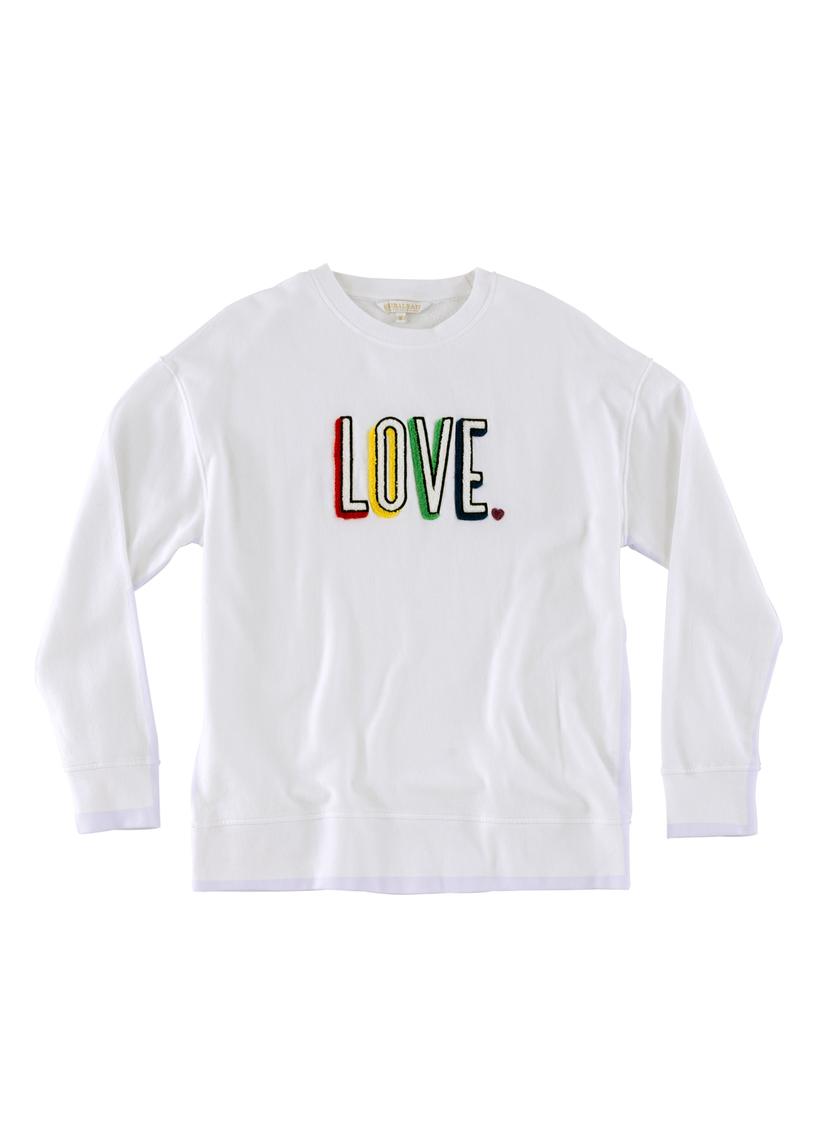Shiraleah Assorted Set of 6 "Love" Sweatshirts, White