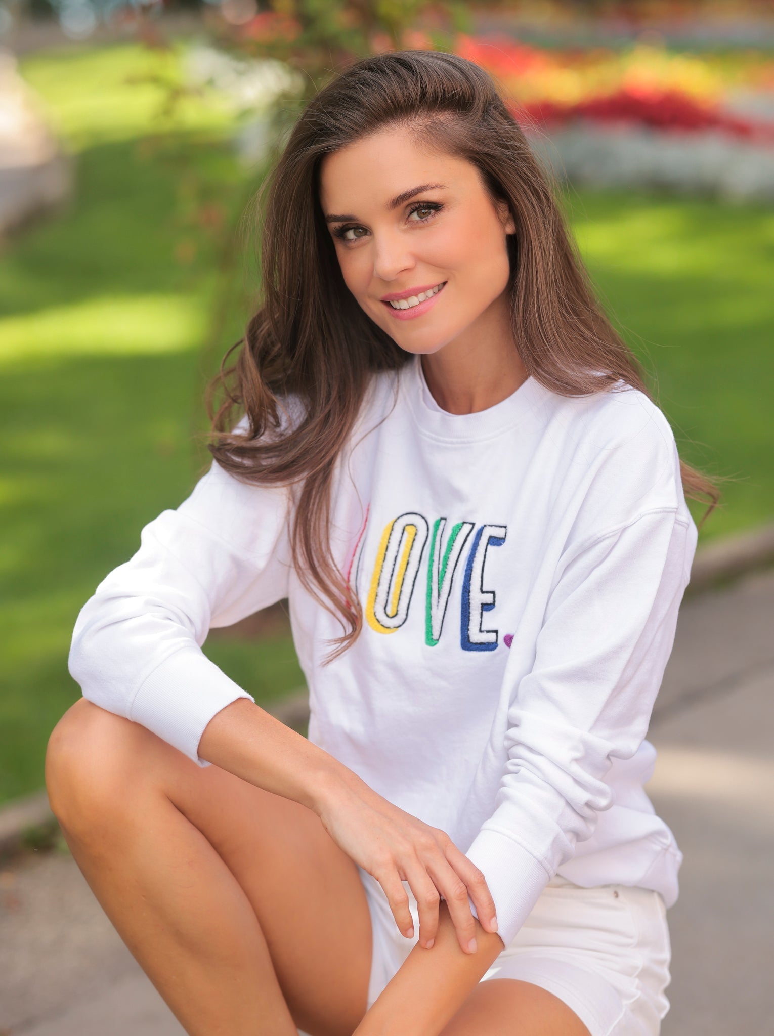 Shiraleah Assorted Set of 6 "Love" Sweatshirts, White