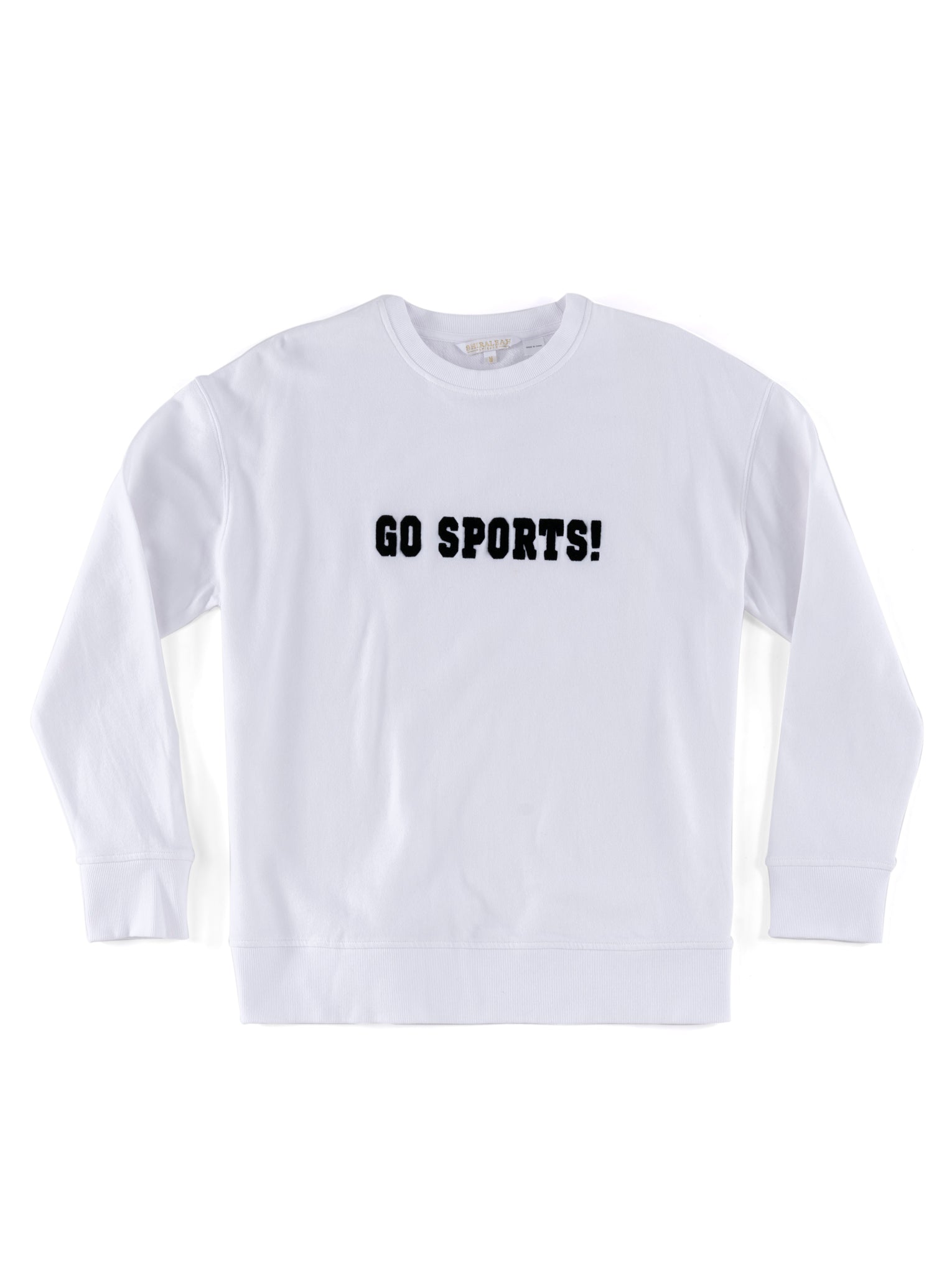 Shiraleah "Go Sports!" Sweatshirt, White