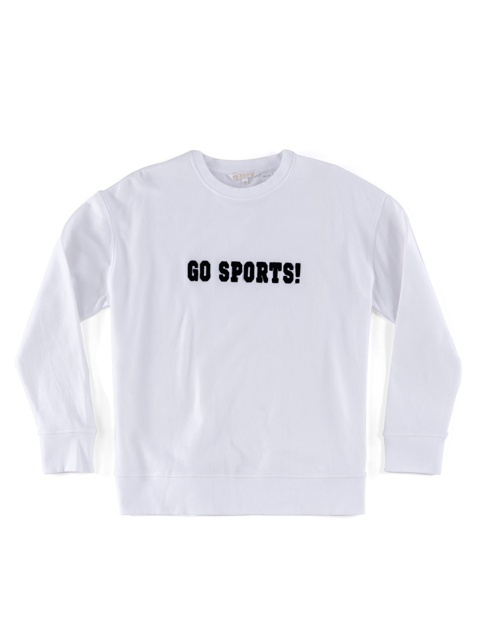 Assorted Set Of 6 "Go Sports!" Sweatshirts, White