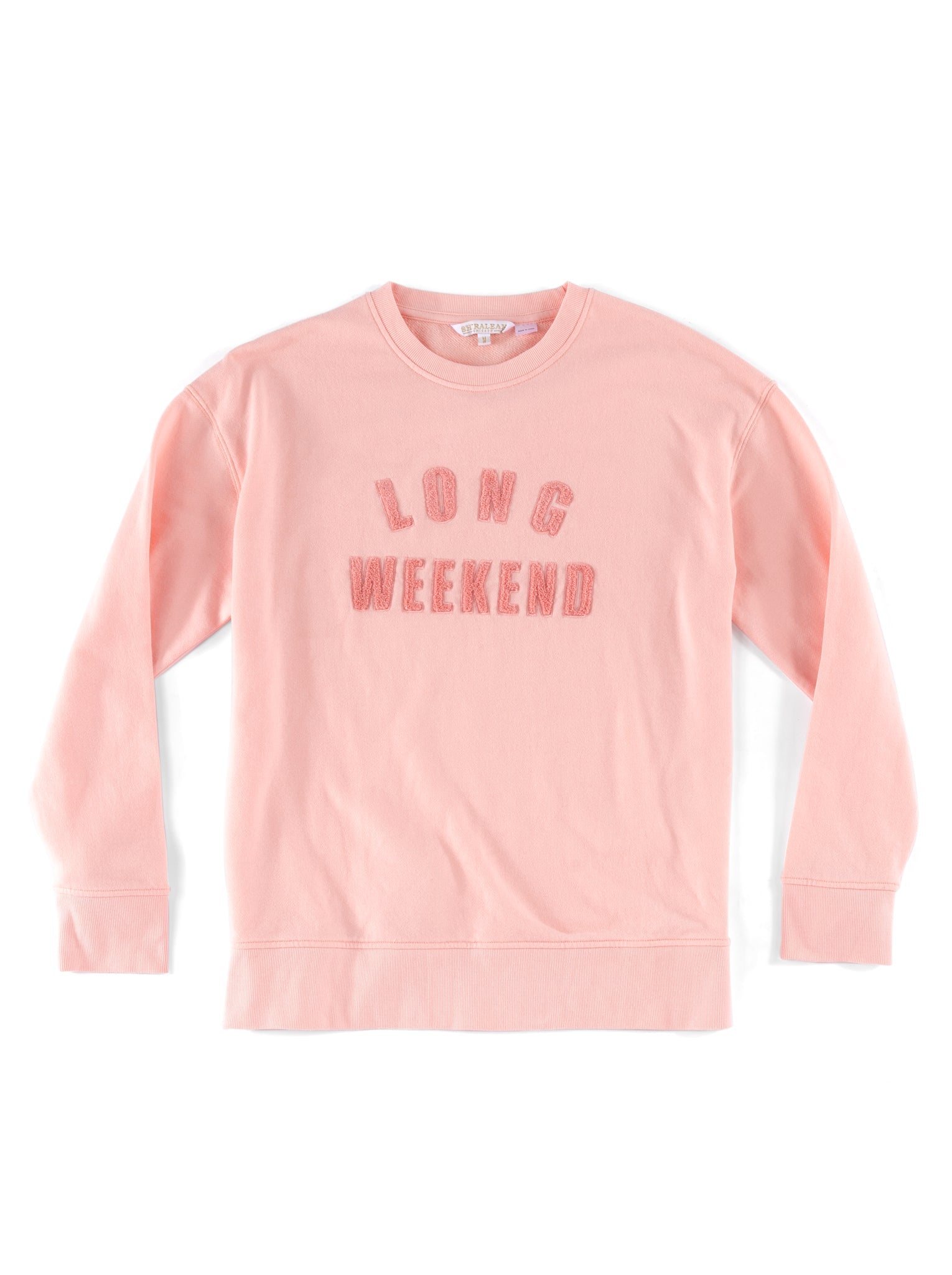 Assorted Set Of 6 "Long Weekend" Sweatshirts, Rose