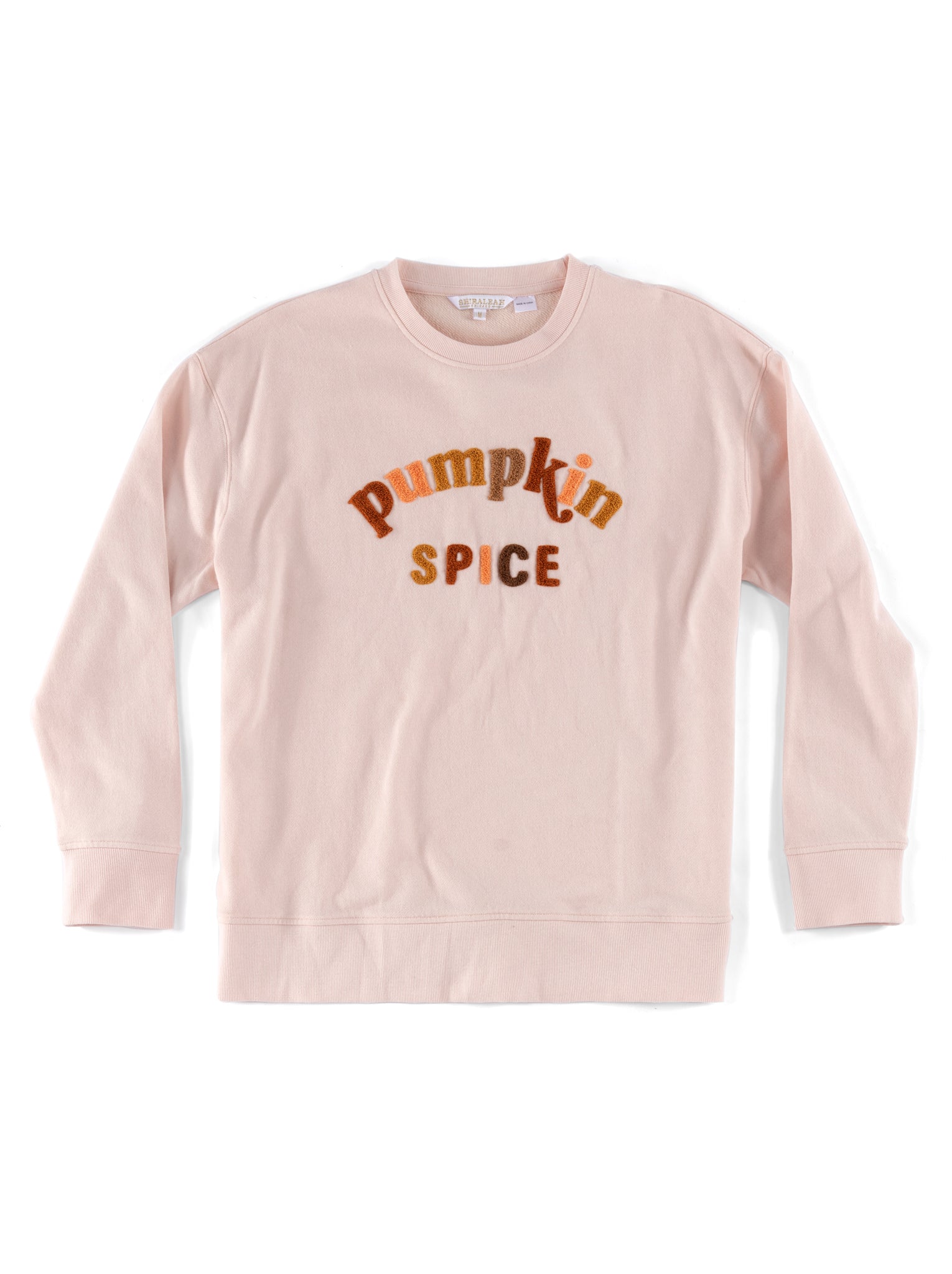 Shiraleah "Pumpkin Spice" Sweatshirt, Blush