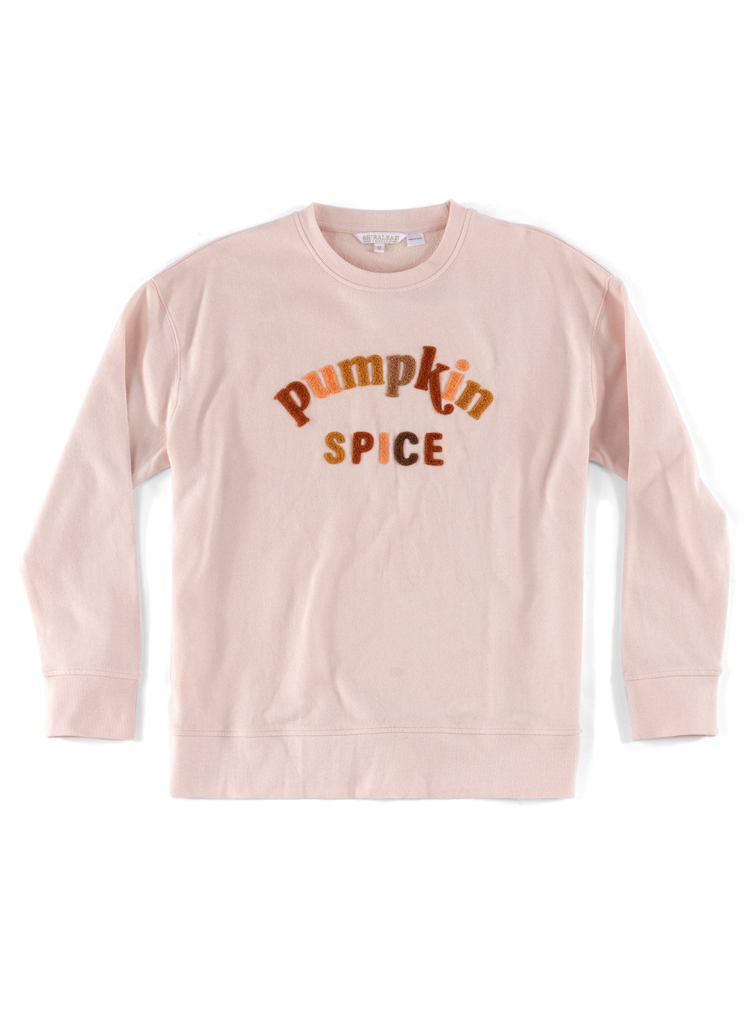 Assorted Set Of 6 "Pumpkin Spice" Sweatshirts , Blush