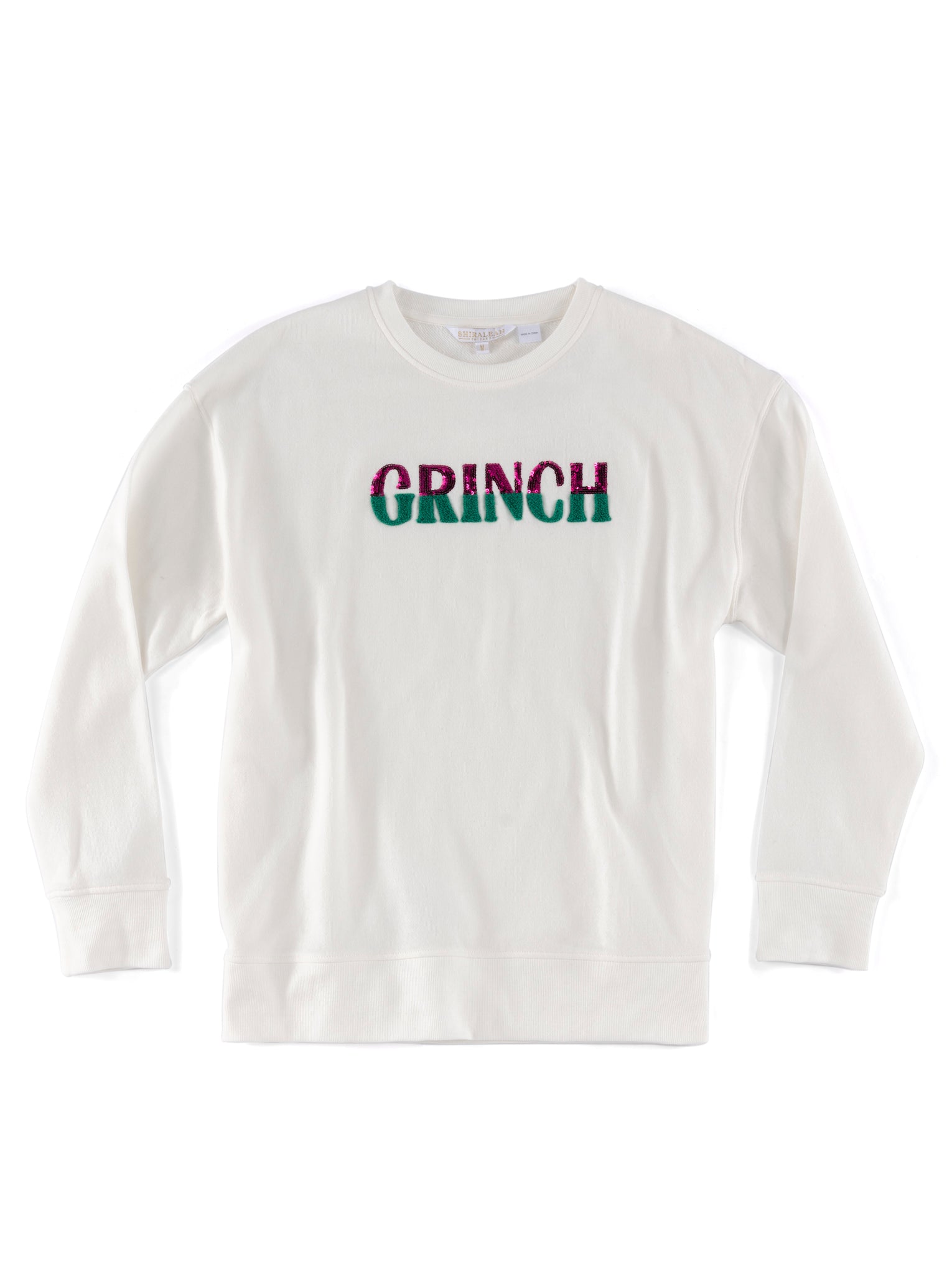 Assorted Set Of 6 "Grinch" Sweatshirts, Ivory