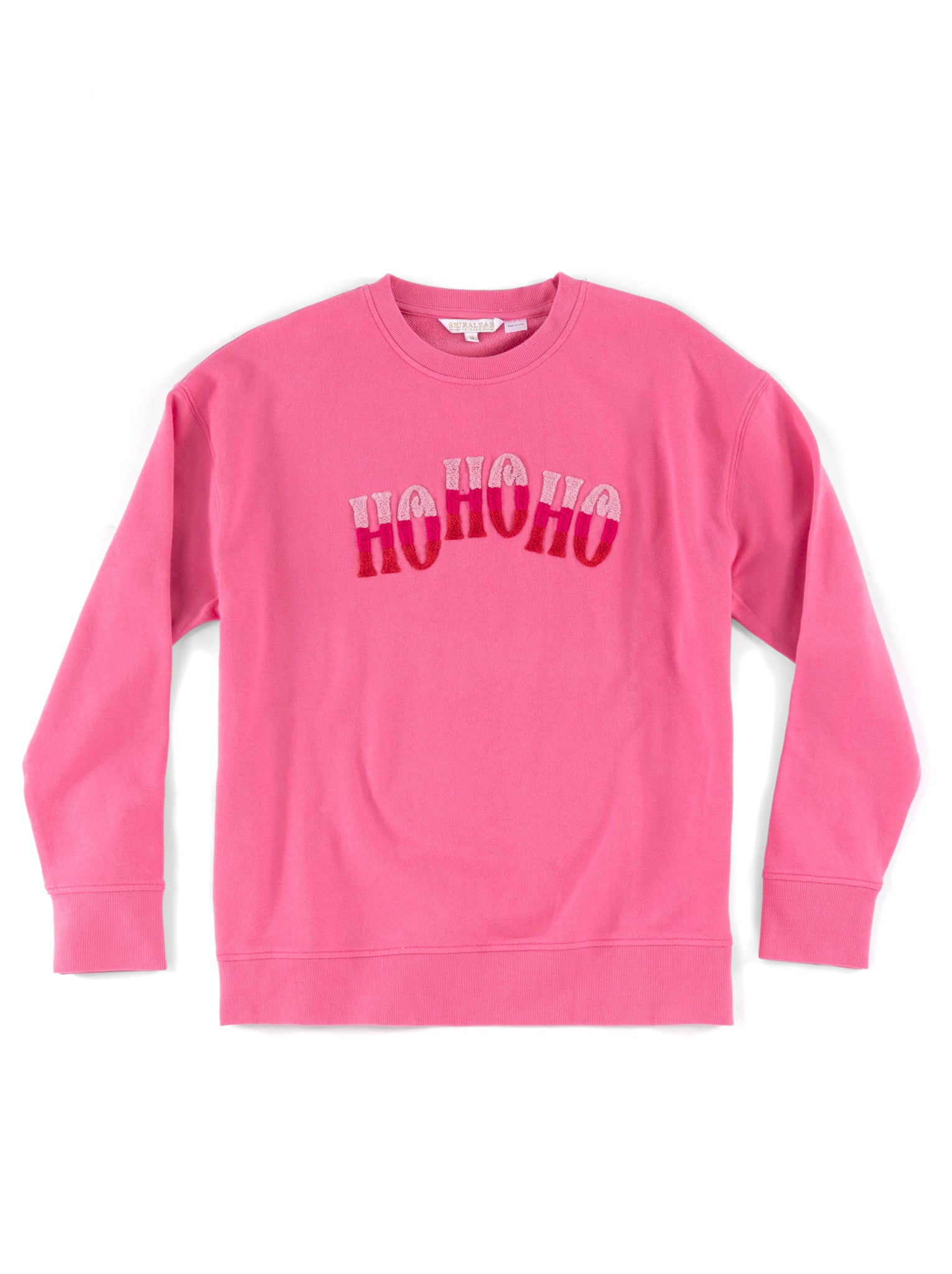 Shiraleah "Ho Ho Ho" Sweatshirt, Pink