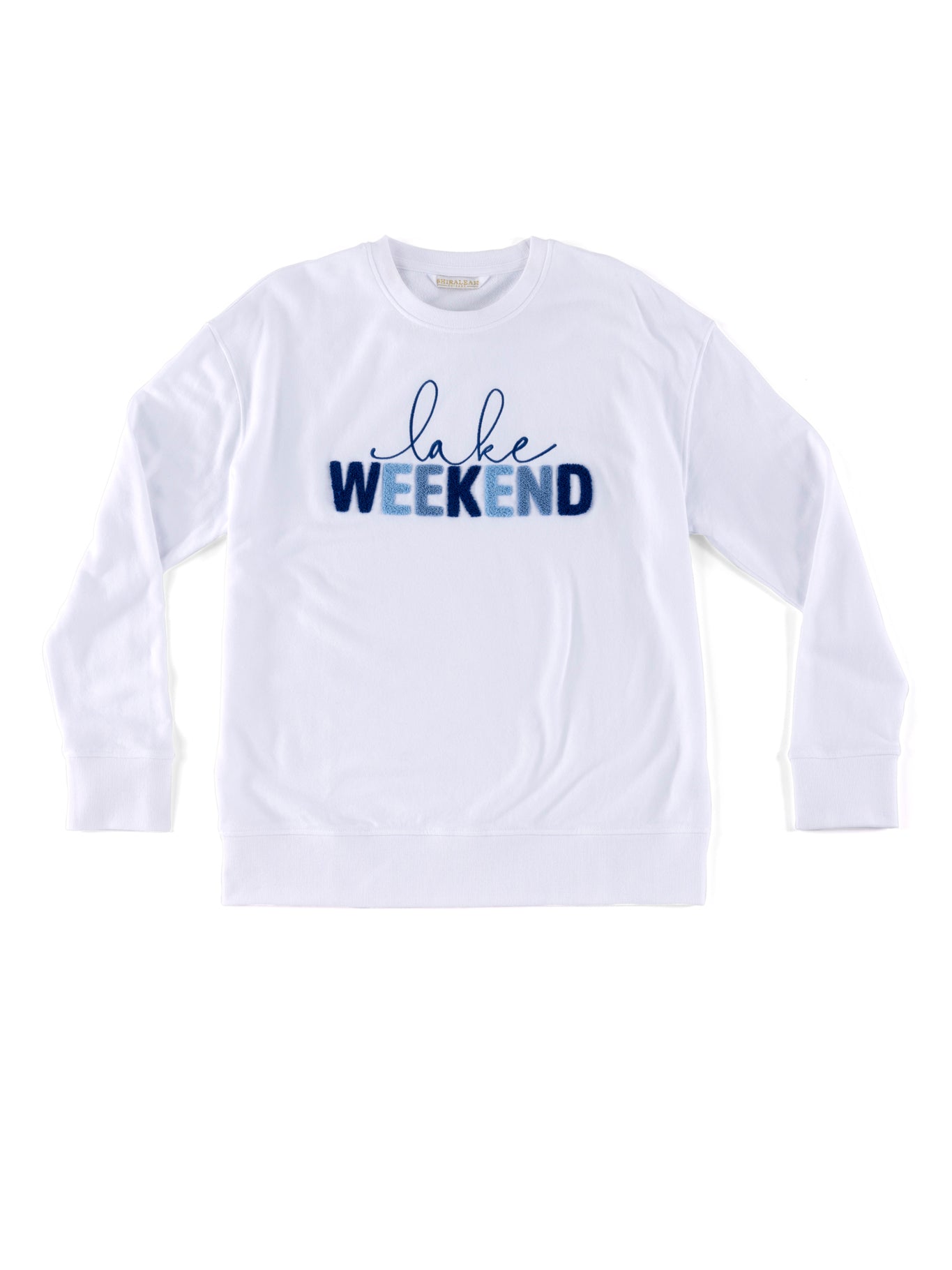 Shiraleah Assorted Set of 6 "Lake Weekend" Sweatshirts, White