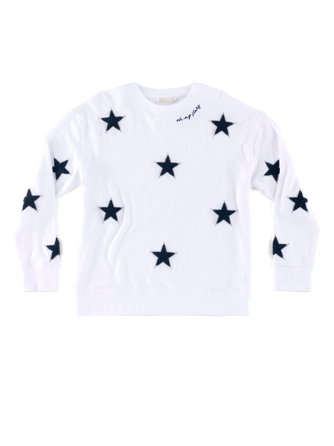 Shiraleah Assorted Set of 6 Stars Sweatshirts, White