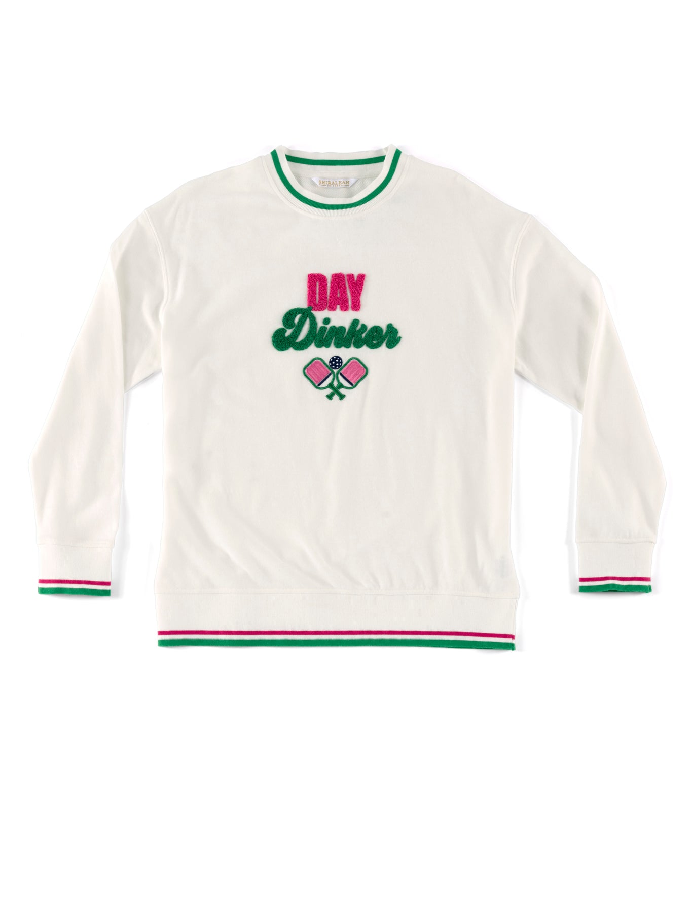 Shiraleah "Day Dinker" Sweatshirt, White