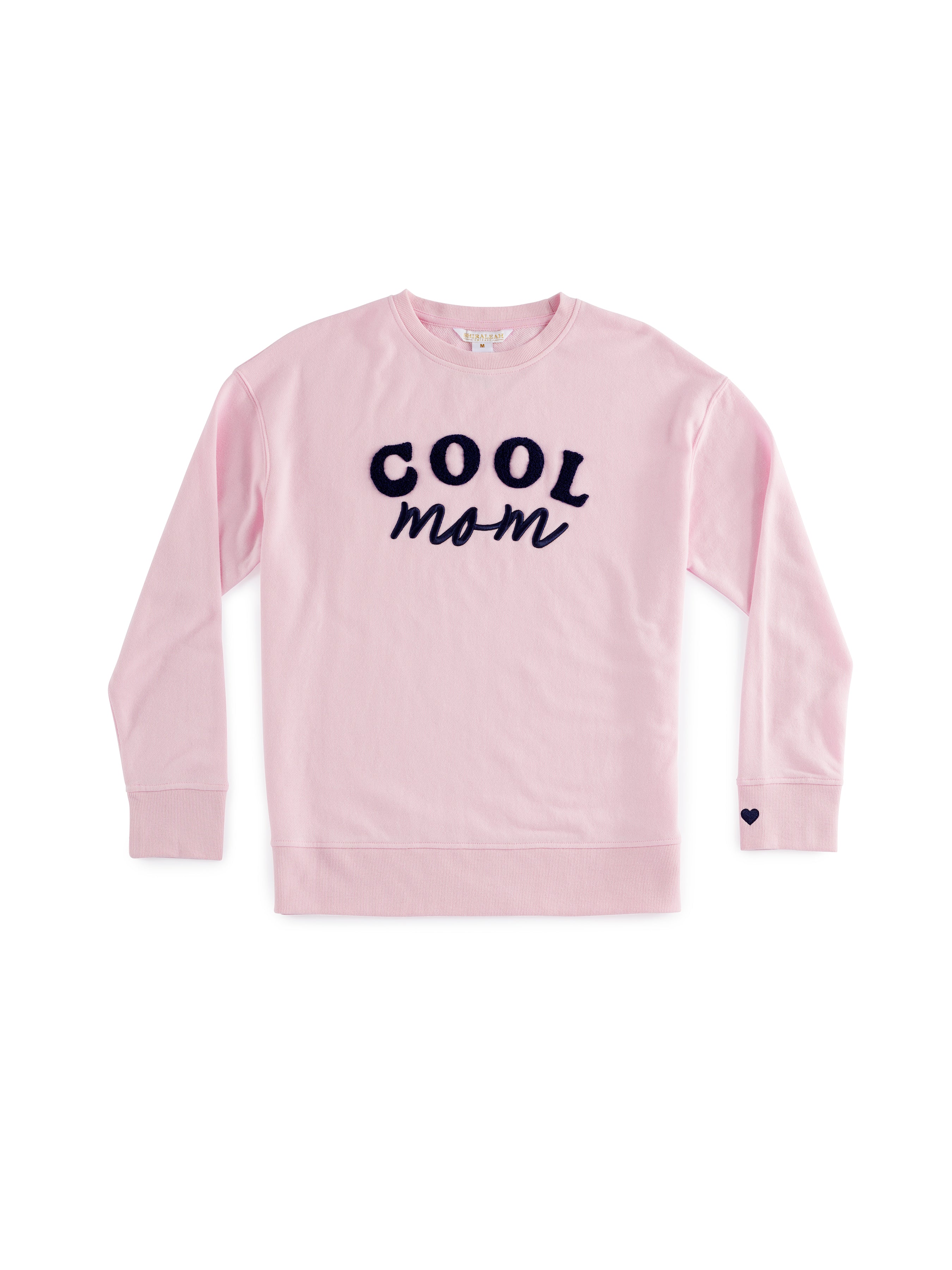 Shiraleah Assorted Set of 6 "Cool Mom" Sweatshirts, Pink
