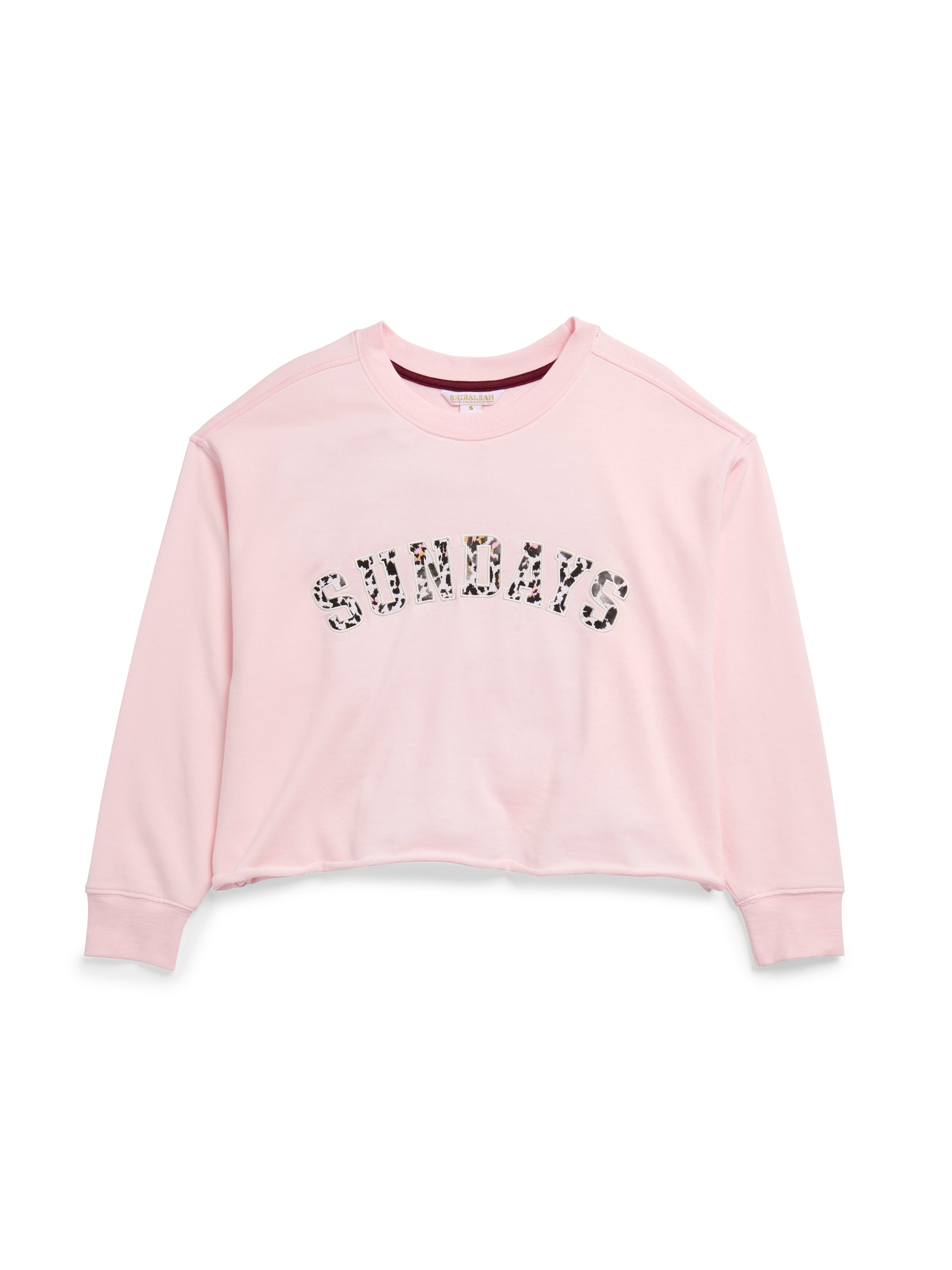 Shiraleah "Sundays" Lounge Sweatshirt, Blush
