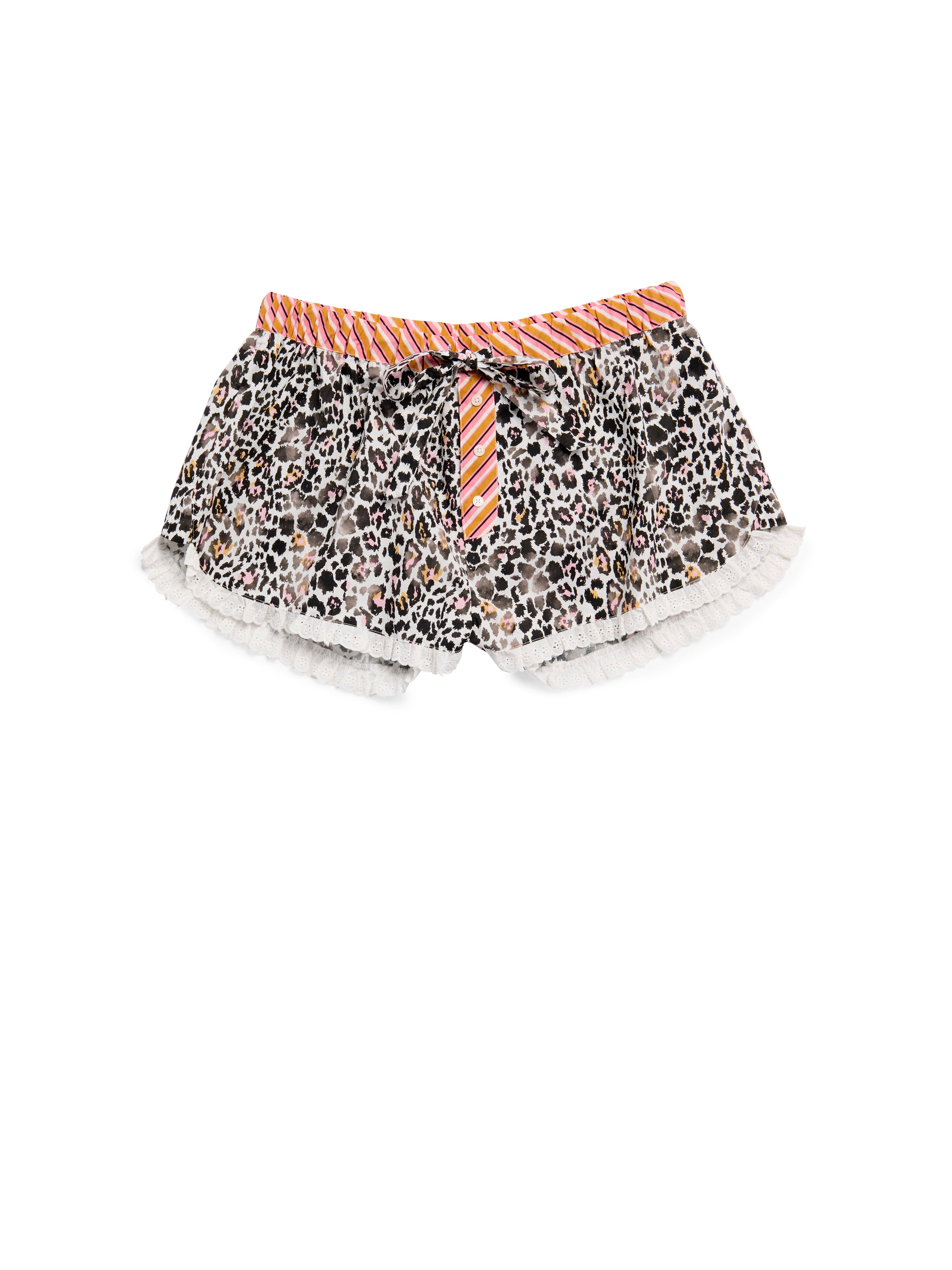 Shiraleah Assorted Set Of 6 Leopard Boxer Shorts, Multi