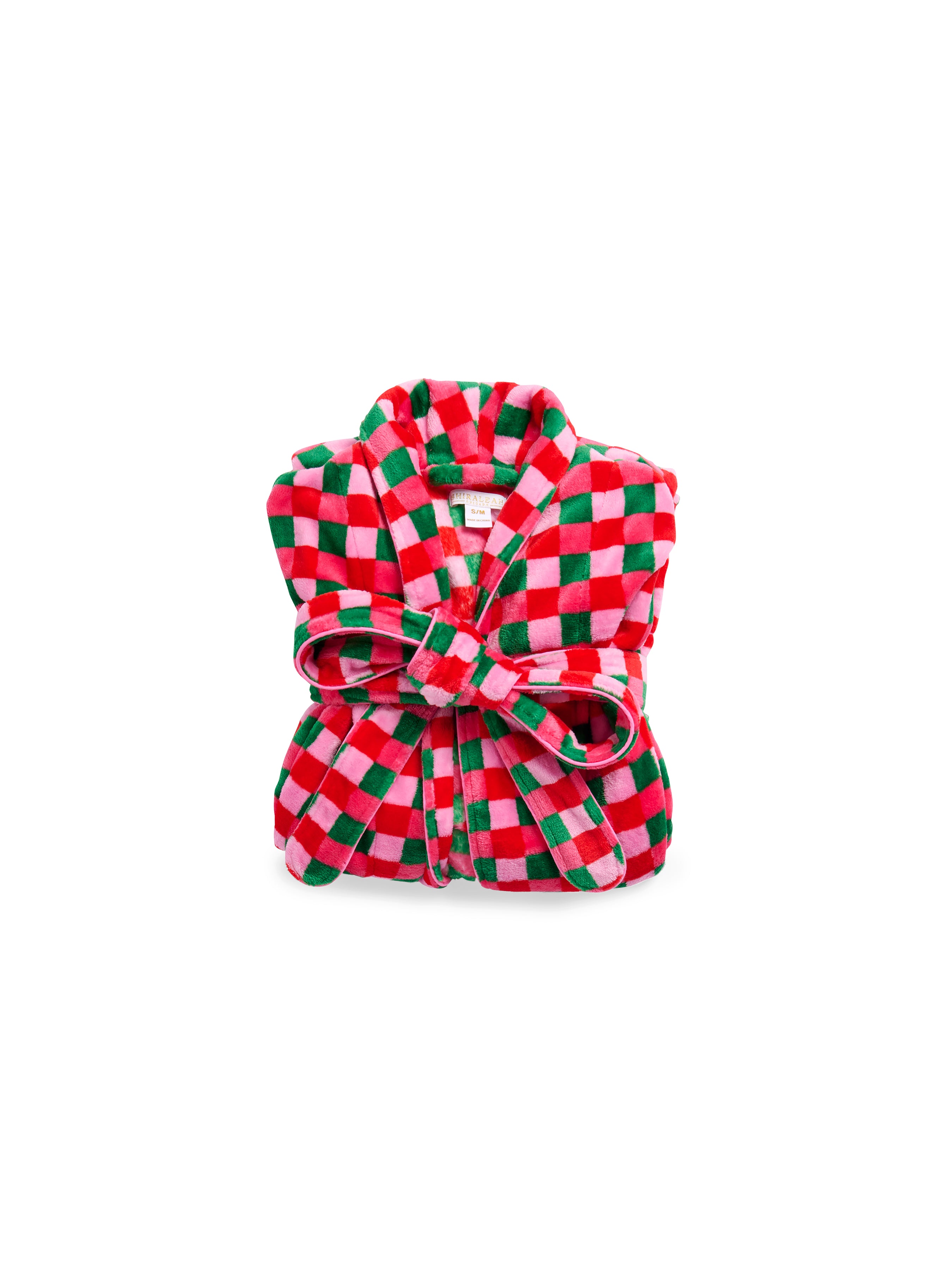 Shiraleah Assorted Set Of 2 Checkered Robes, Multi