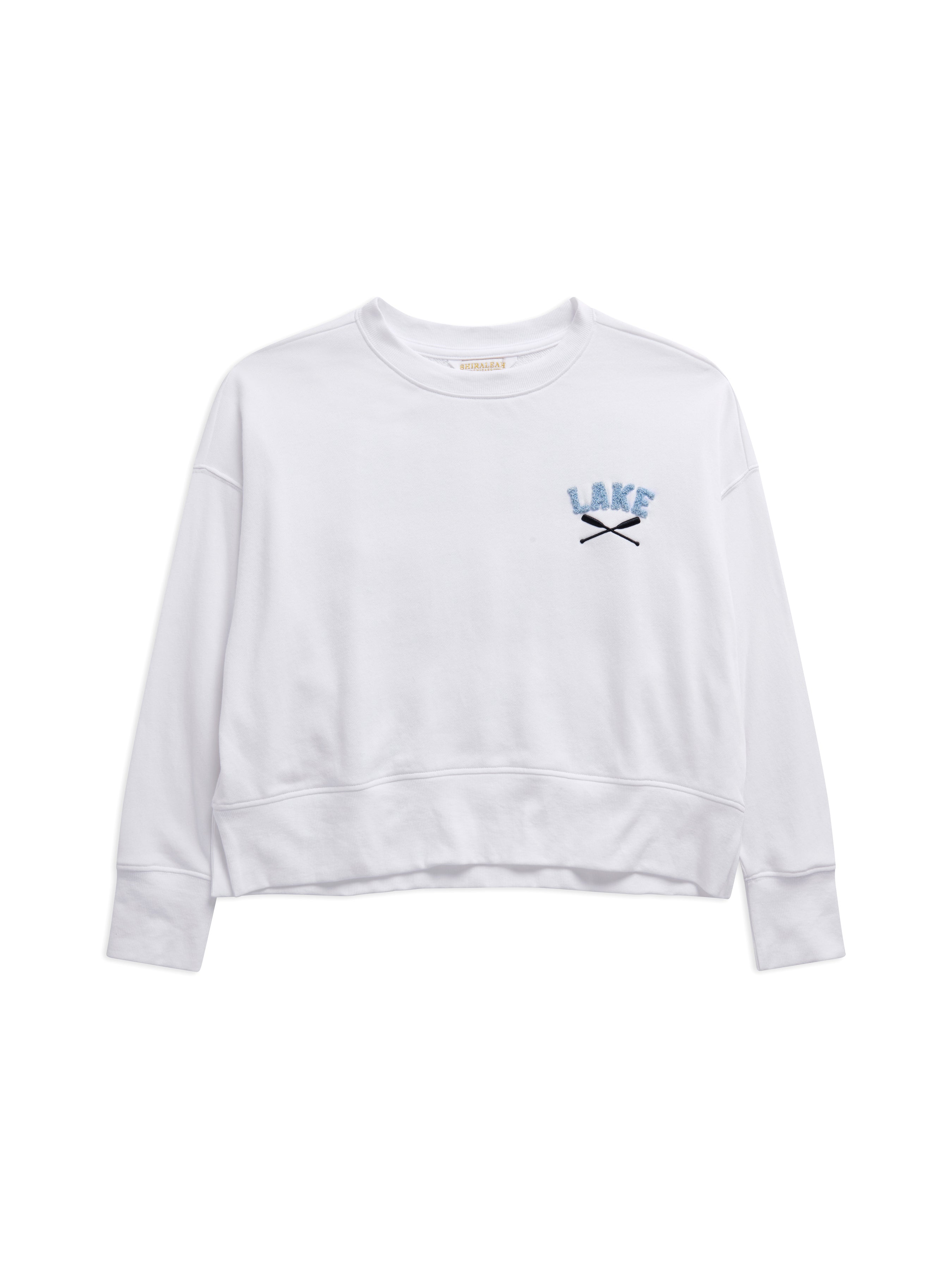 Shiraleah Assorted Set of 7 "Boat Days, Sunrays, Repeat" Relaxed Sweatshirts, White set of 7