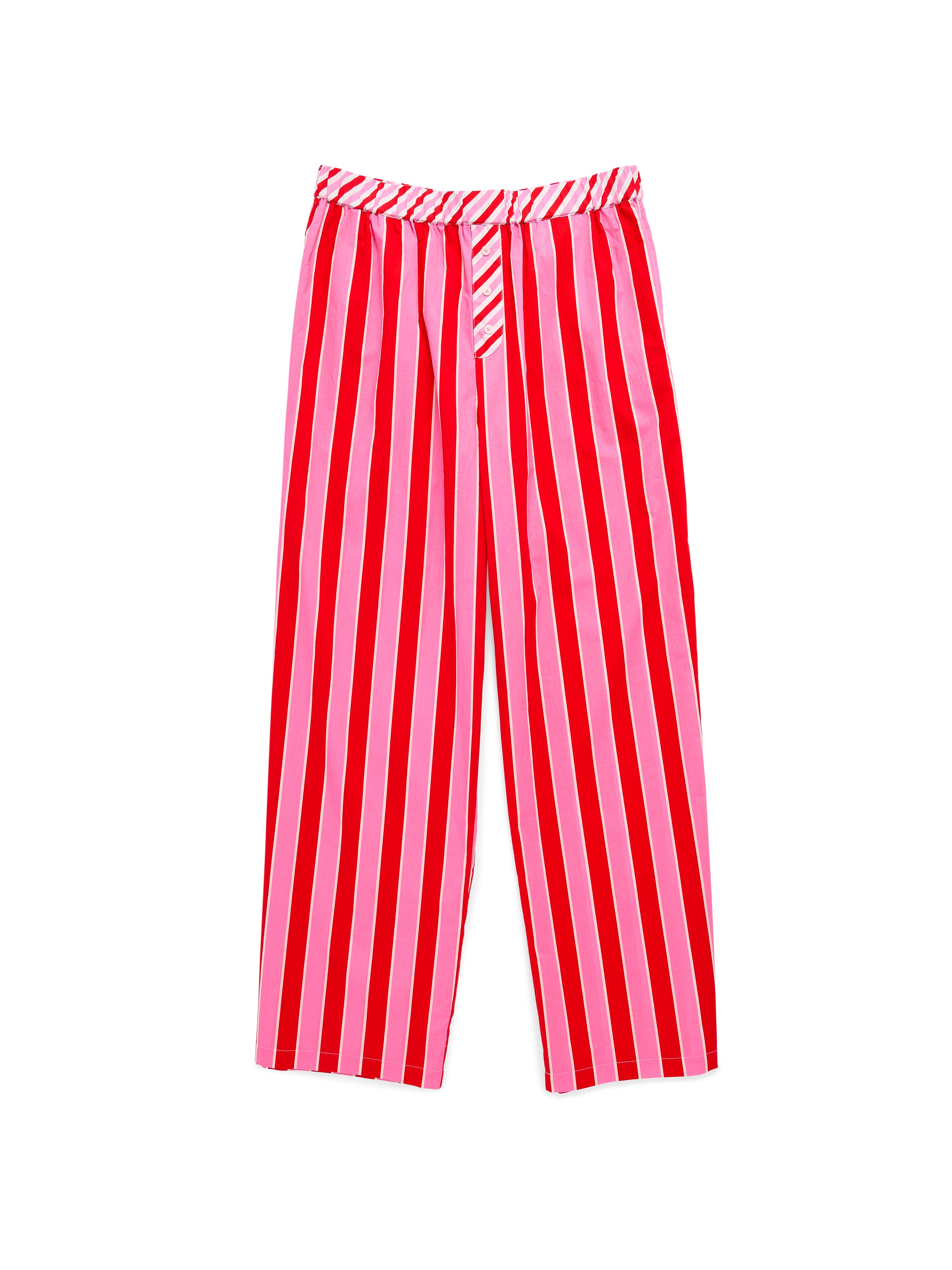 Shiraleah Candy Stripe Boxer Pant, Pink PINK / EXTRA SMALL
